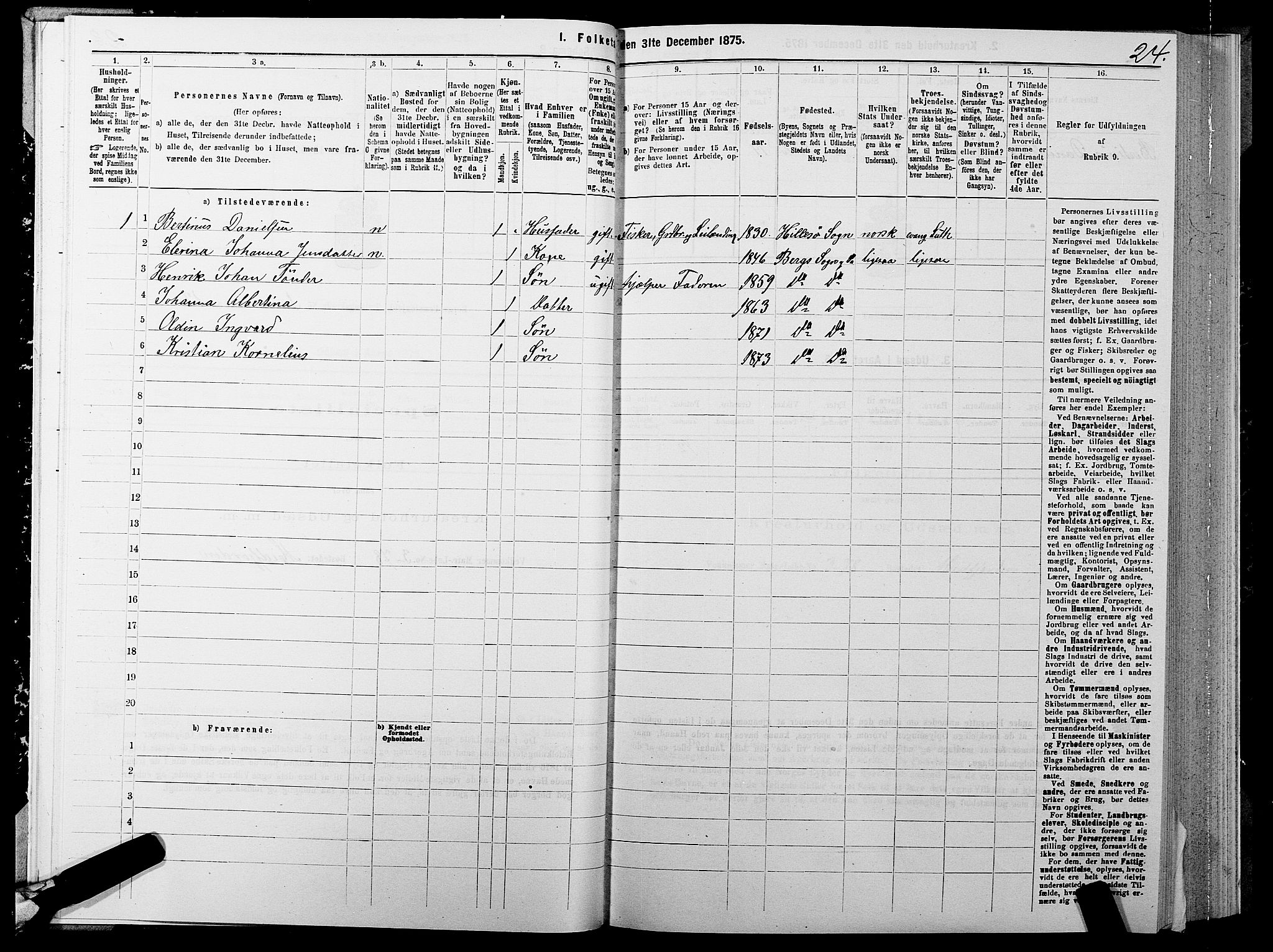 SATØ, Folketelling 1875 for 1929P Berg prestegjeld, 1875, s. 1024
