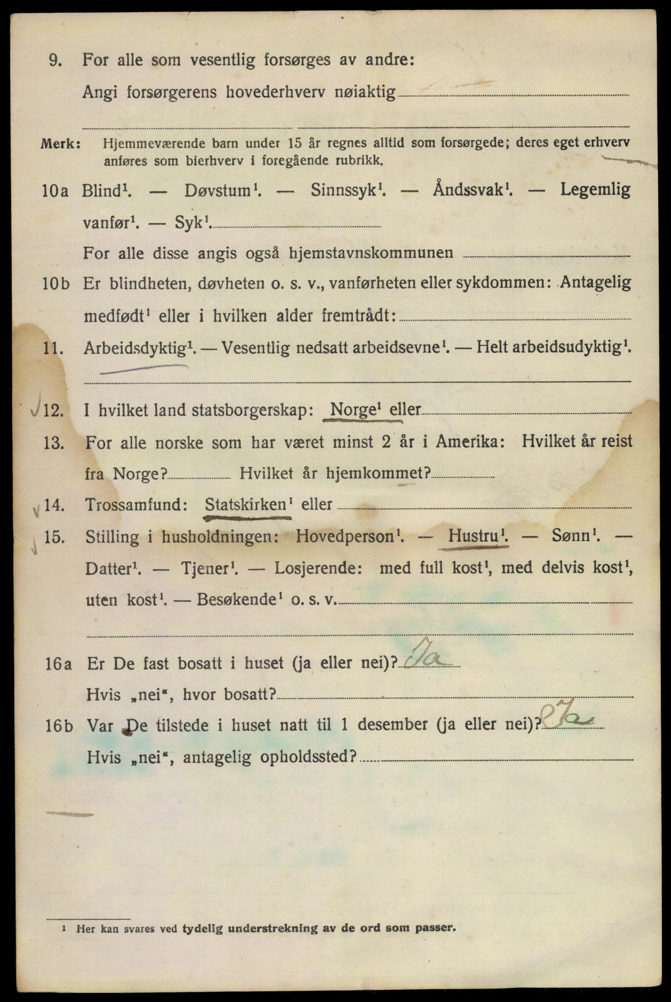 SAO, Folketelling 1920 for 0301 Kristiania kjøpstad, 1920, s. 631872