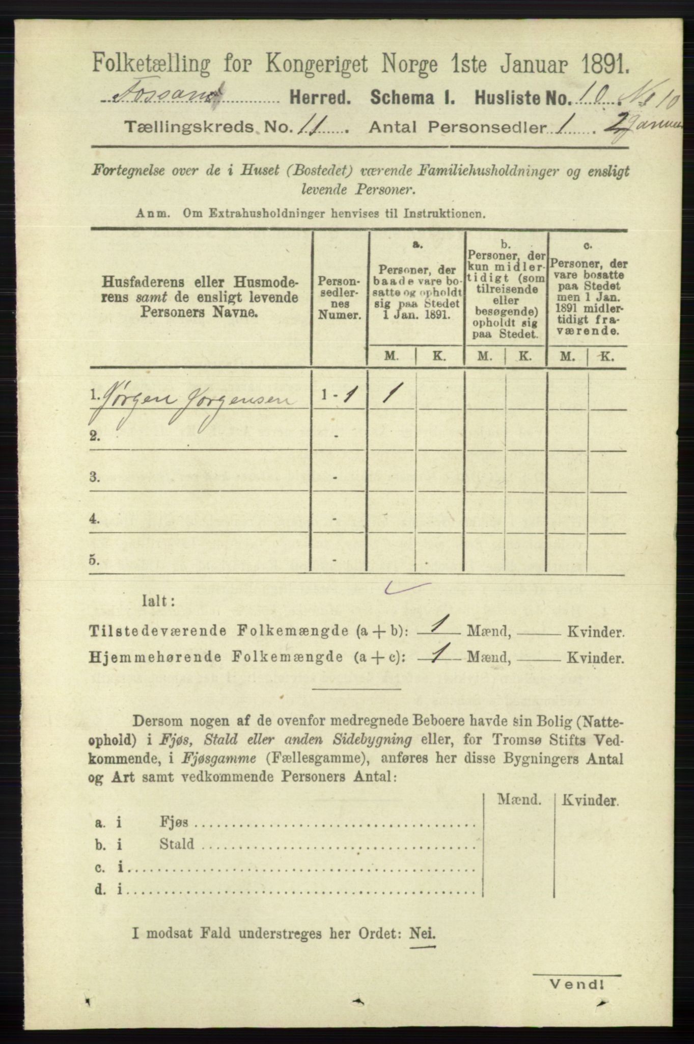 RA, Folketelling 1891 for 1129 Forsand herred, 1891, s. 1784