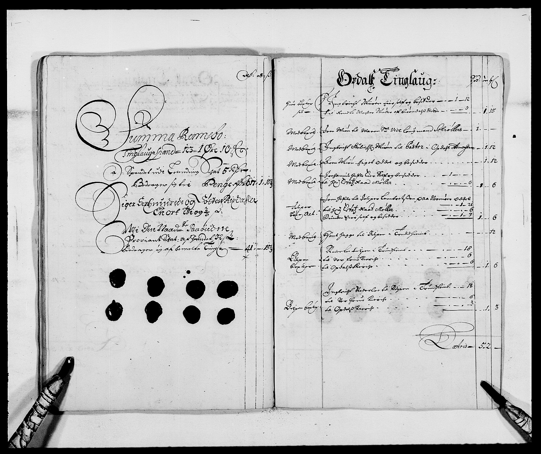 Rentekammeret inntil 1814, Reviderte regnskaper, Fogderegnskap, AV/RA-EA-4092/R58/L3935: Fogderegnskap Orkdal, 1687-1688, s. 236