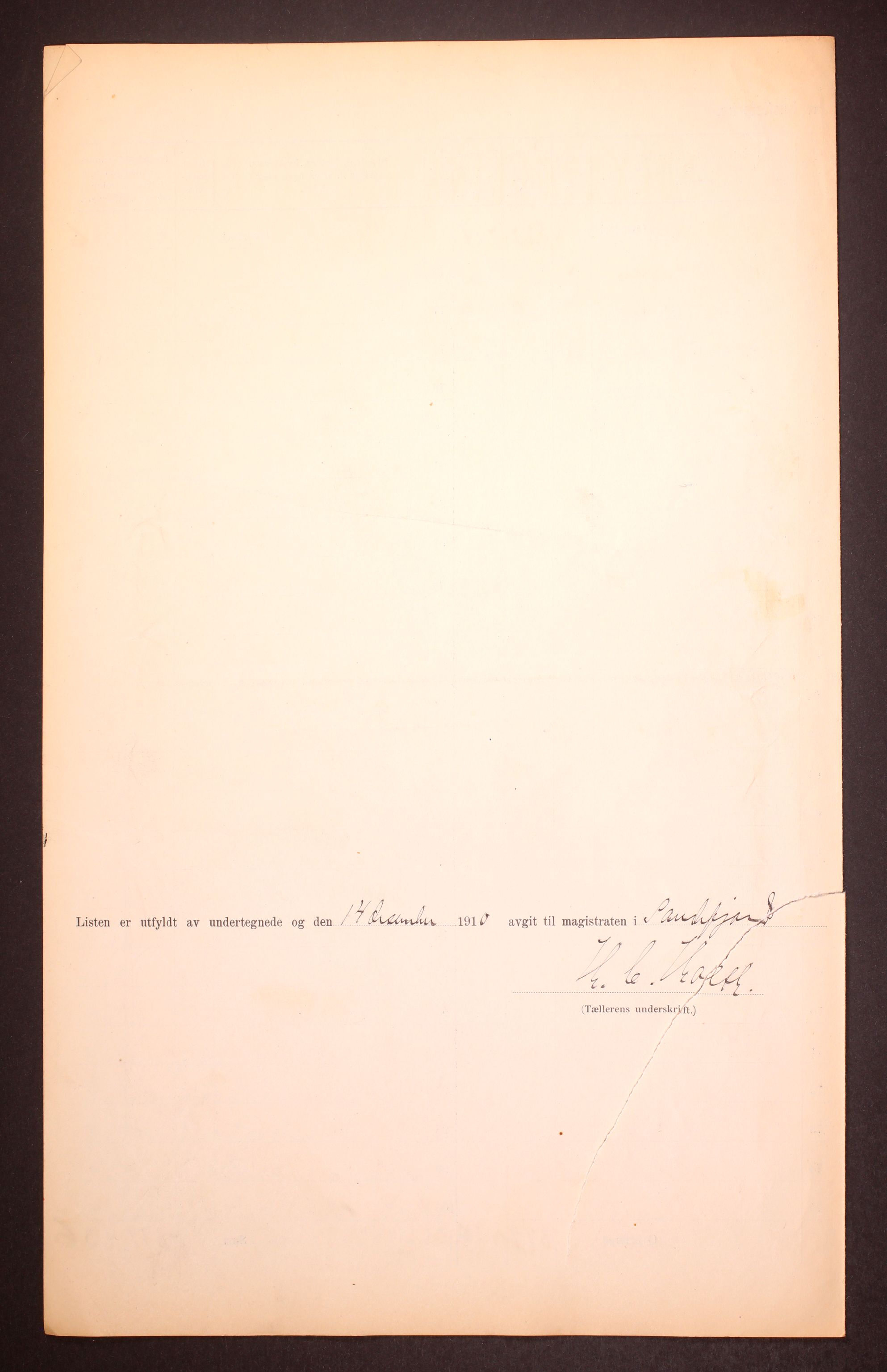 RA, Folketelling 1910 for 0706 Sandefjord kjøpstad, 1910, s. 6