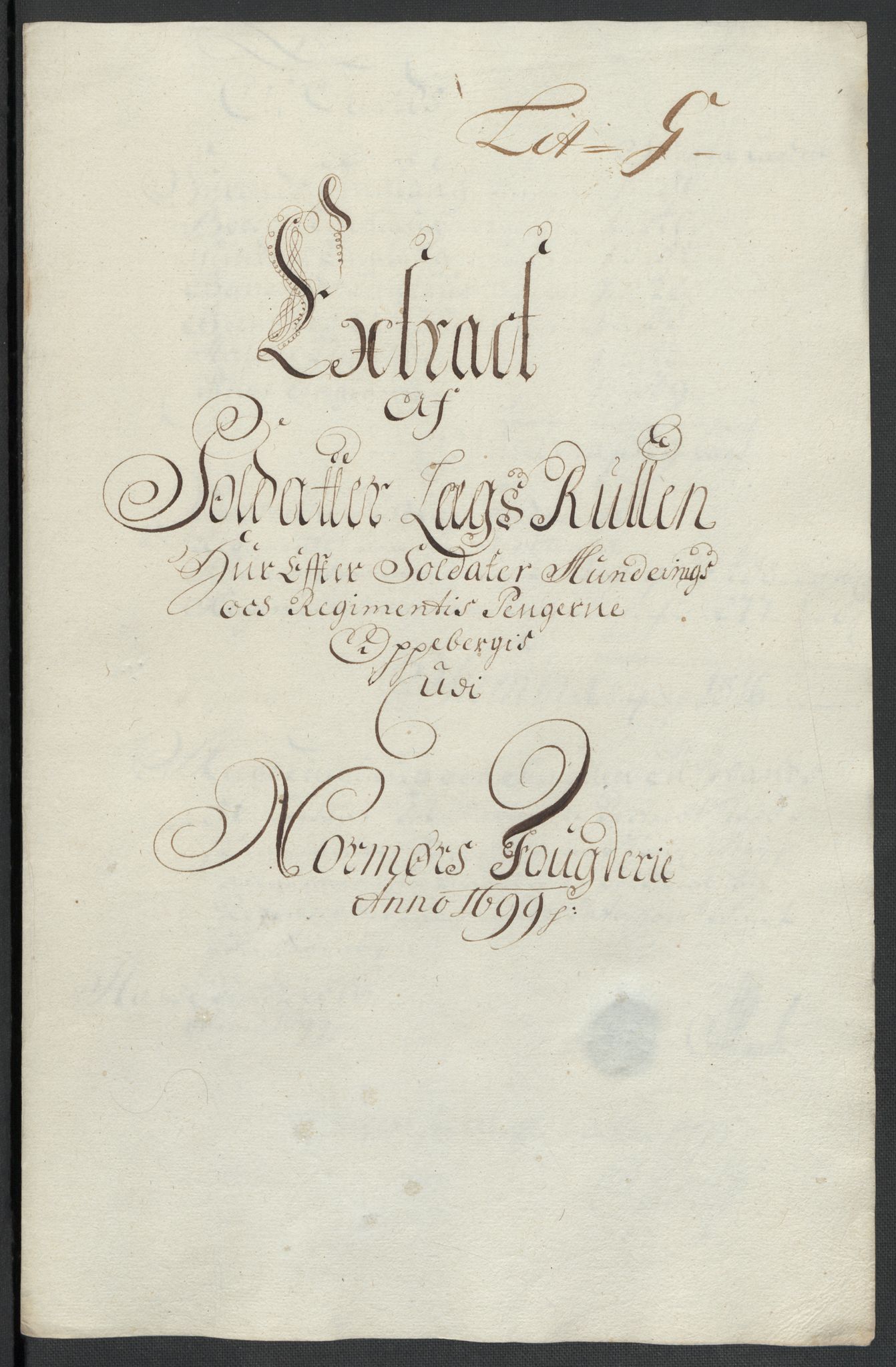 Rentekammeret inntil 1814, Reviderte regnskaper, Fogderegnskap, RA/EA-4092/R56/L3738: Fogderegnskap Nordmøre, 1699, s. 88