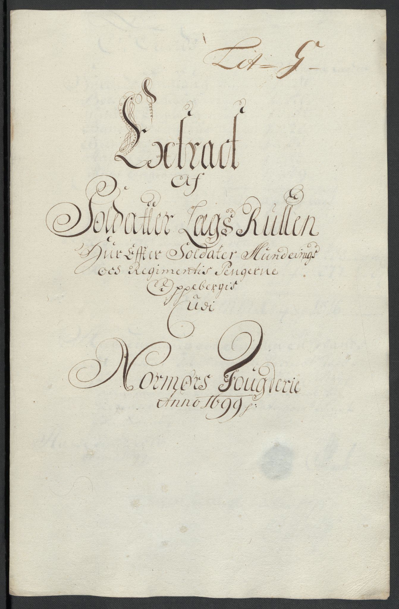 Rentekammeret inntil 1814, Reviderte regnskaper, Fogderegnskap, AV/RA-EA-4092/R56/L3738: Fogderegnskap Nordmøre, 1699, s. 88