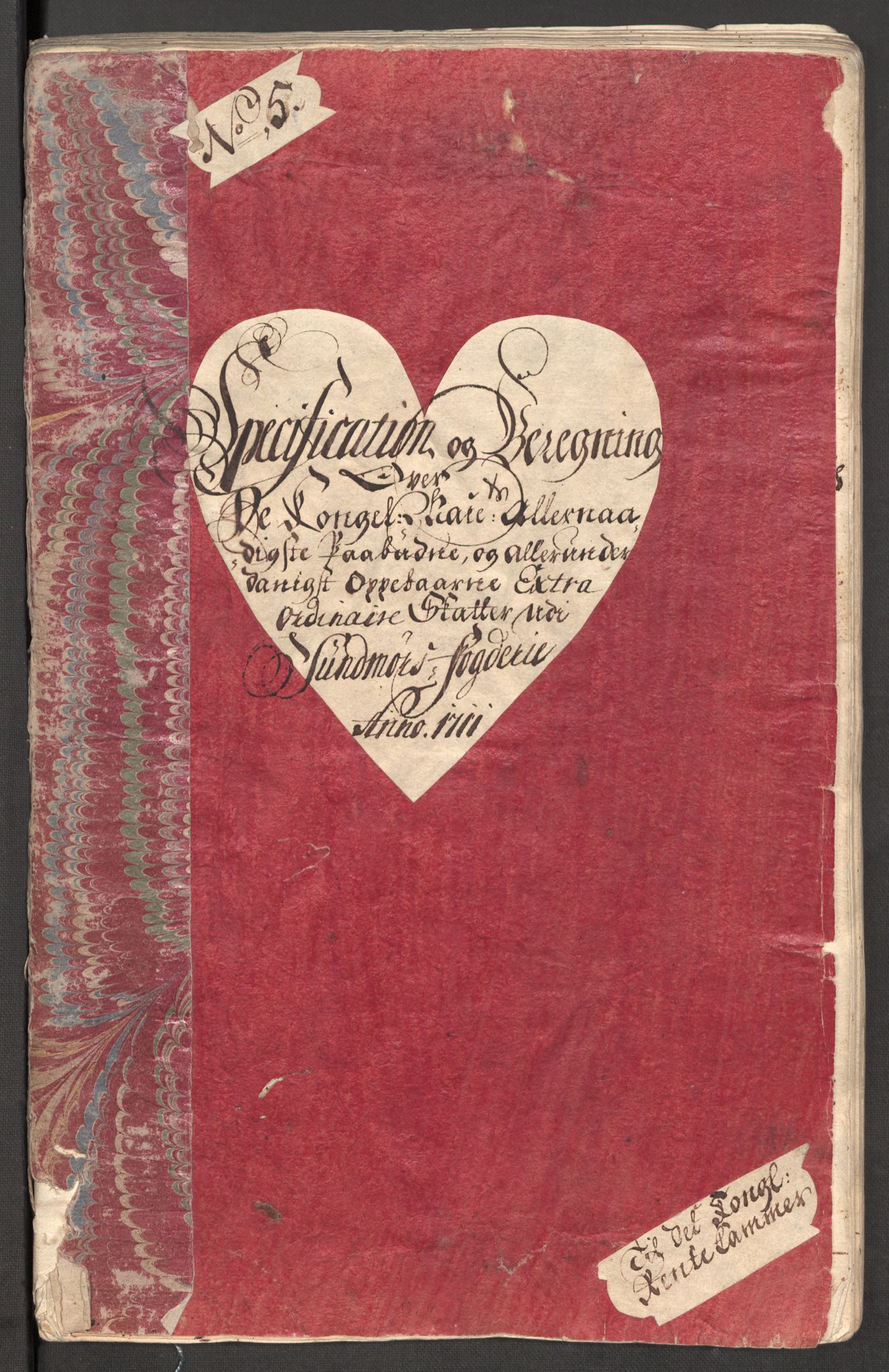 Rentekammeret inntil 1814, Reviderte regnskaper, Fogderegnskap, AV/RA-EA-4092/R54/L3564: Fogderegnskap Sunnmøre, 1711, s. 144