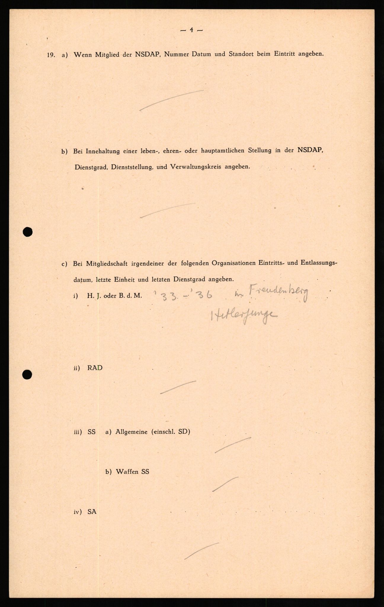 Forsvaret, Forsvarets overkommando II, AV/RA-RAFA-3915/D/Db/L0024: CI Questionaires. Tyske okkupasjonsstyrker i Norge. Tyskere., 1945-1946, s. 503