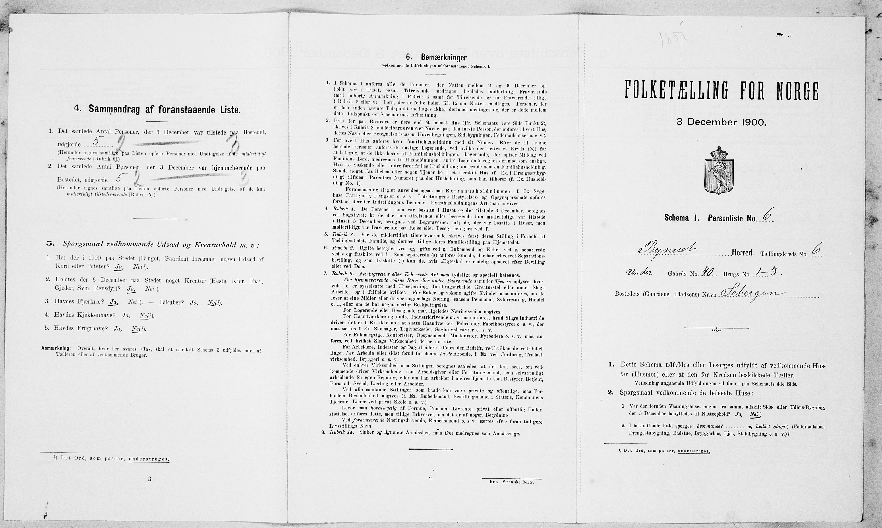 SAT, Folketelling 1900 for 1655 Byneset herred, 1900, s. 371