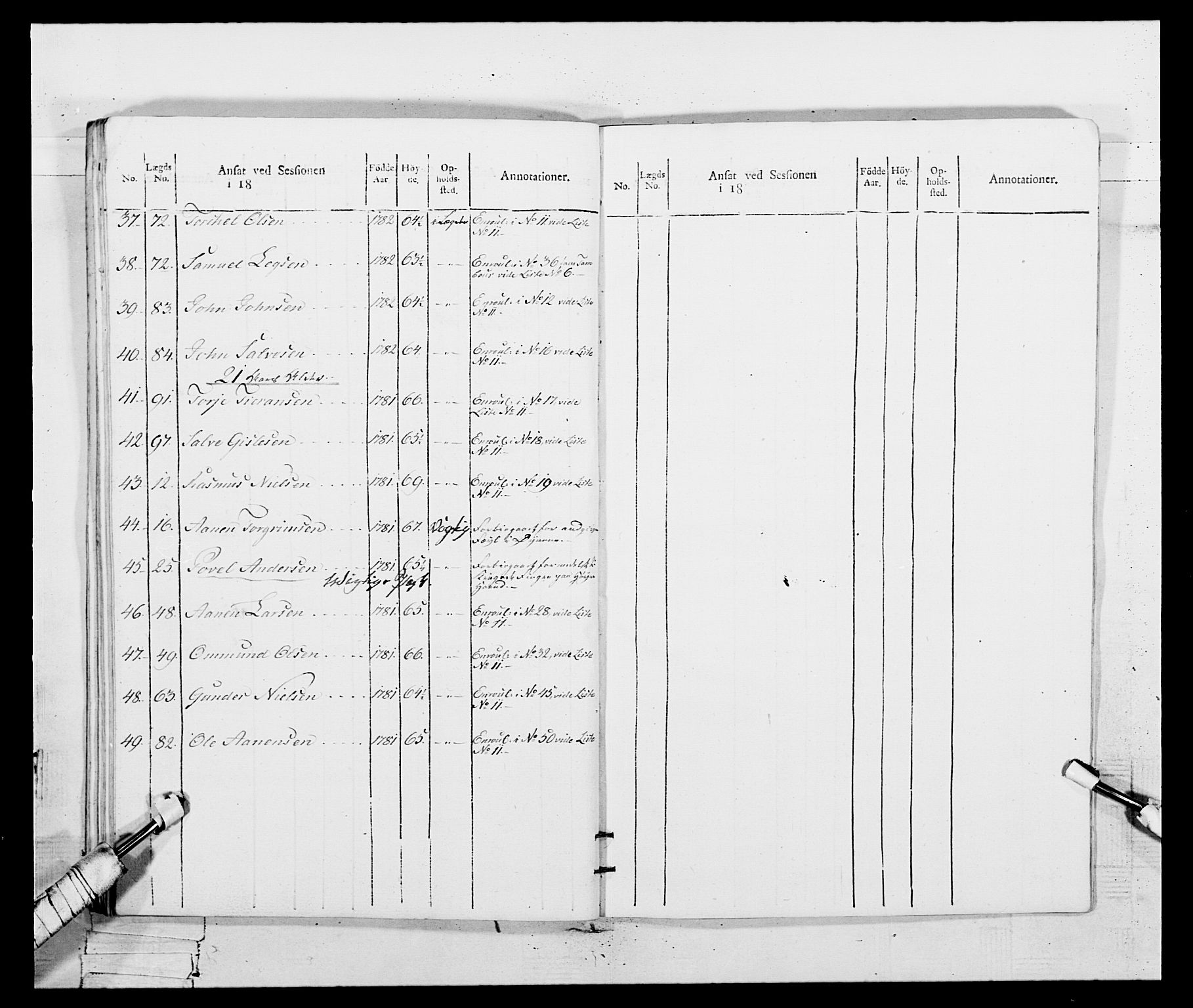 Generalitets- og kommissariatskollegiet, Det kongelige norske kommissariatskollegium, AV/RA-EA-5420/E/Eh/L0109: Vesterlenske nasjonale infanteriregiment, 1806, s. 535