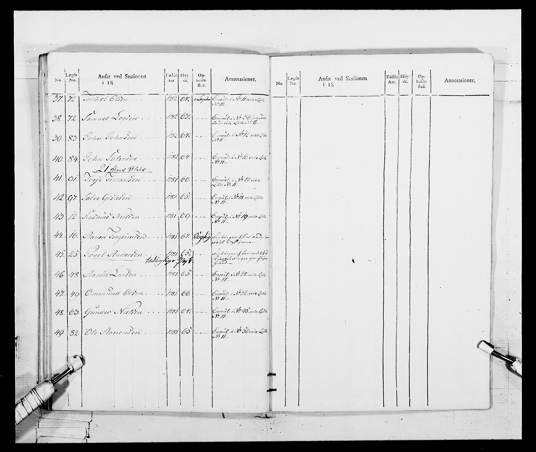 Generalitets- og kommissariatskollegiet, Det kongelige norske kommissariatskollegium, RA/EA-5420/E/Eh/L0109: Vesterlenske nasjonale infanteriregiment, 1806, s. 535