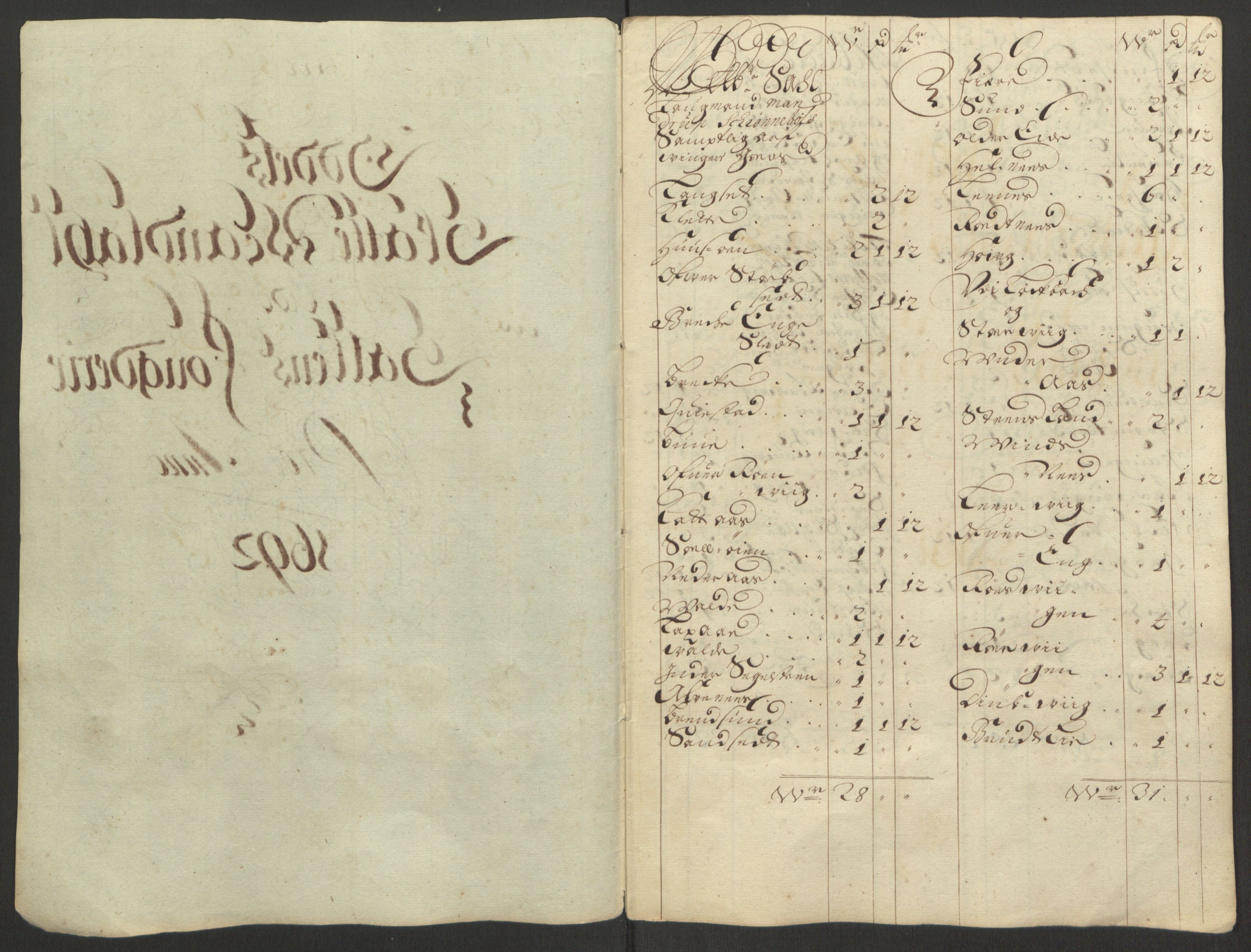 Rentekammeret inntil 1814, Reviderte regnskaper, Fogderegnskap, AV/RA-EA-4092/R66/L4577: Fogderegnskap Salten, 1691-1693, s. 171