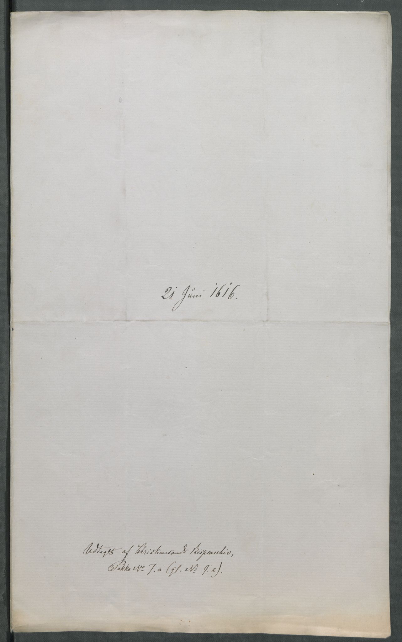 Riksarkivets diplomsamling, AV/RA-EA-5965/F02/L0125: Dokumenter, 1616, s. 33