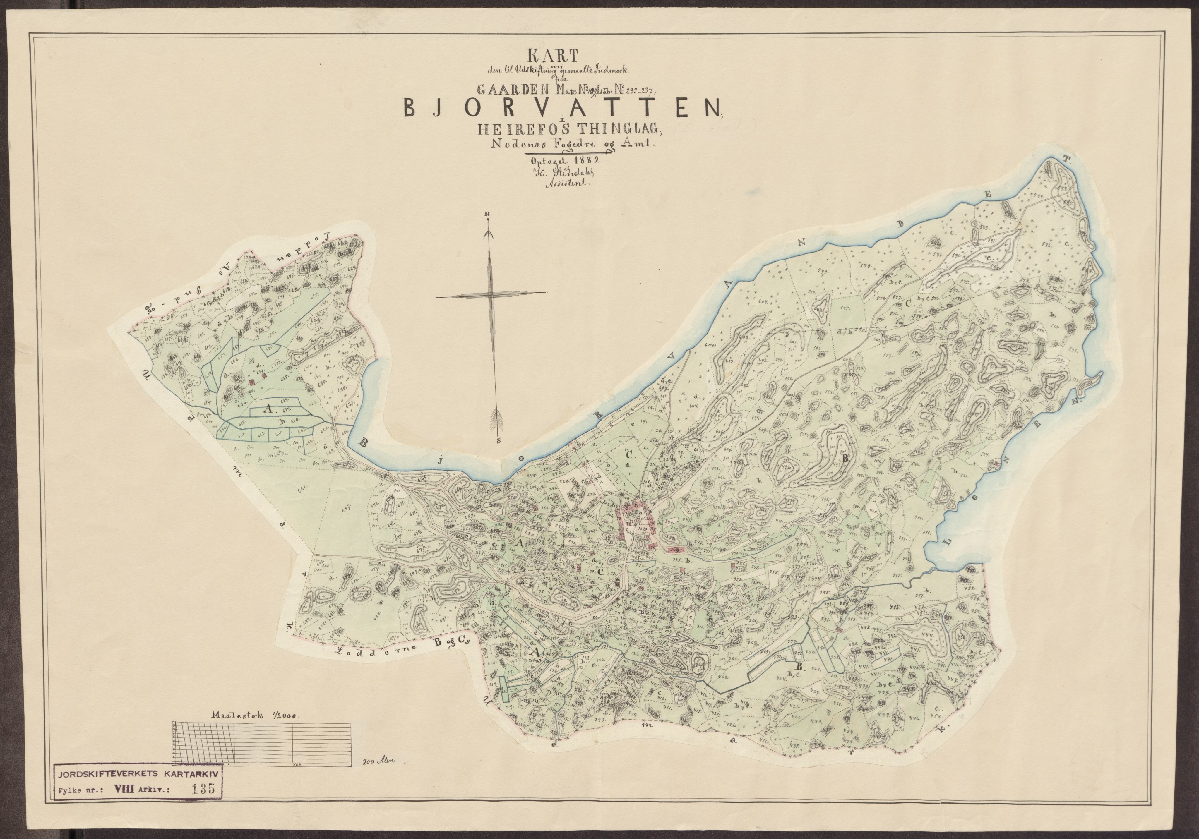 Jordskifteverkets kartarkiv, RA/S-3929/T, 1859-1988, s. 162