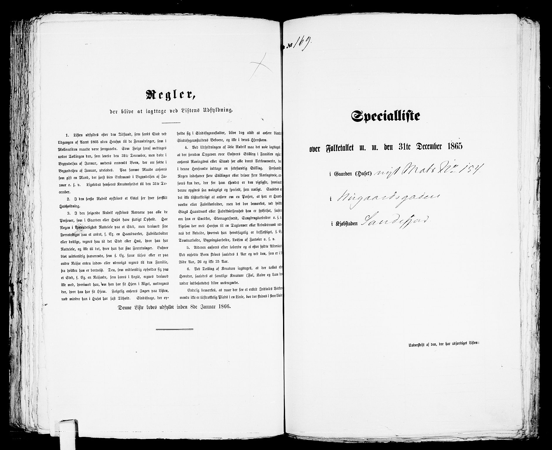 RA, Folketelling 1865 for 0706B Sandeherred prestegjeld, Sandefjord kjøpstad, 1865, s. 347