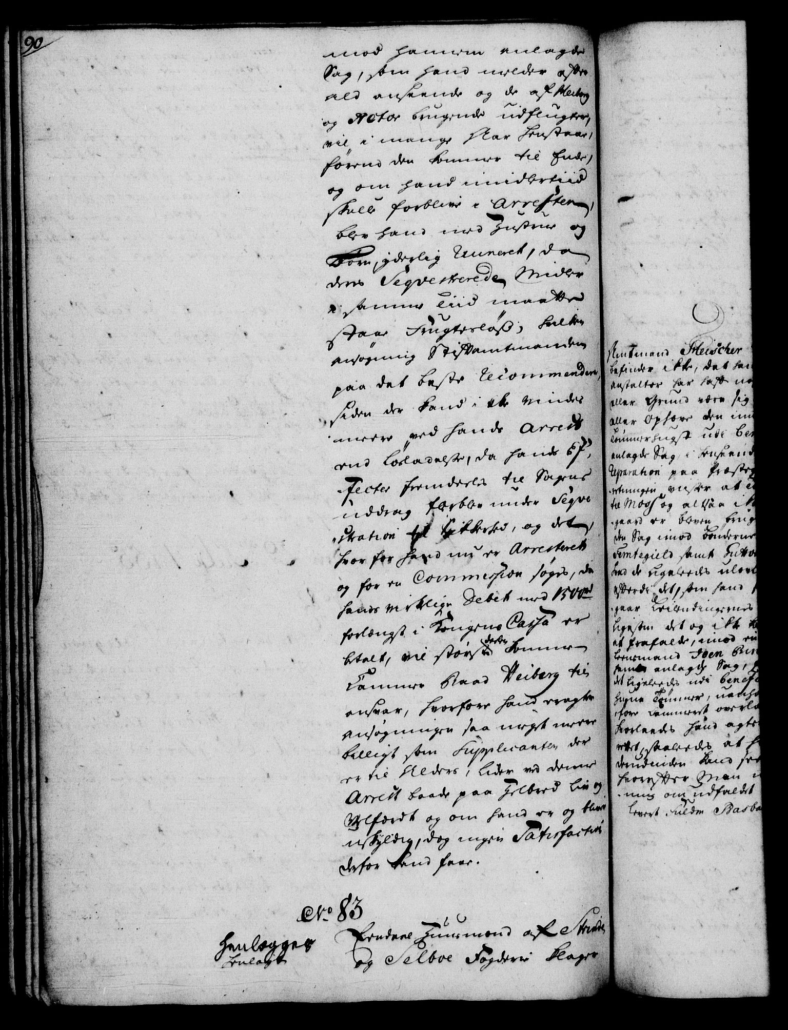 Rentekammeret, Kammerkanselliet, RA/EA-3111/G/Gh/Gha/L0033: Norsk ekstraktmemorialprotokoll (merket RK 53.78), 1755-1756, s. 90