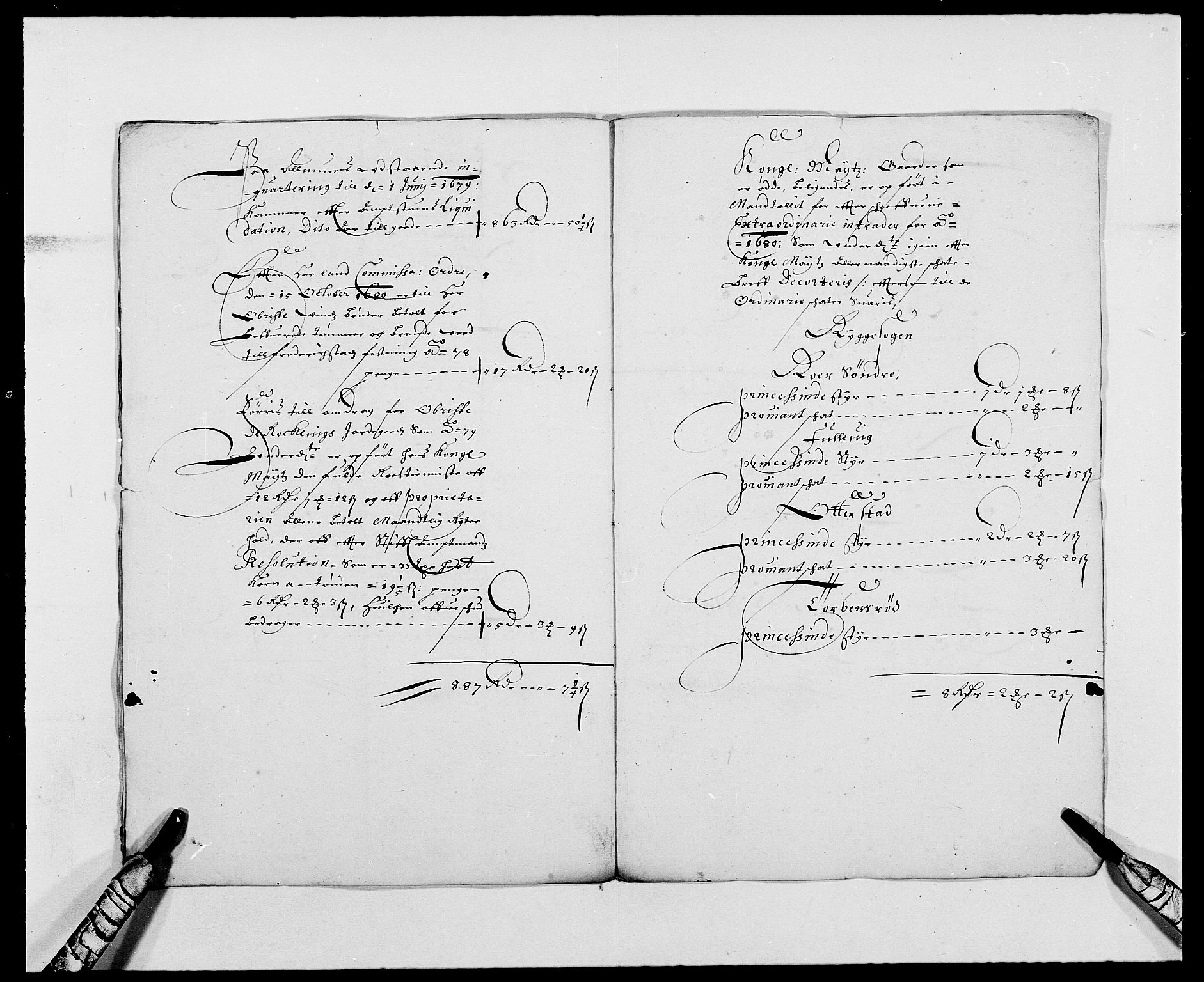 Rentekammeret inntil 1814, Reviderte regnskaper, Fogderegnskap, AV/RA-EA-4092/R02/L0101: Fogderegnskap Moss og Verne kloster, 1680, s. 6