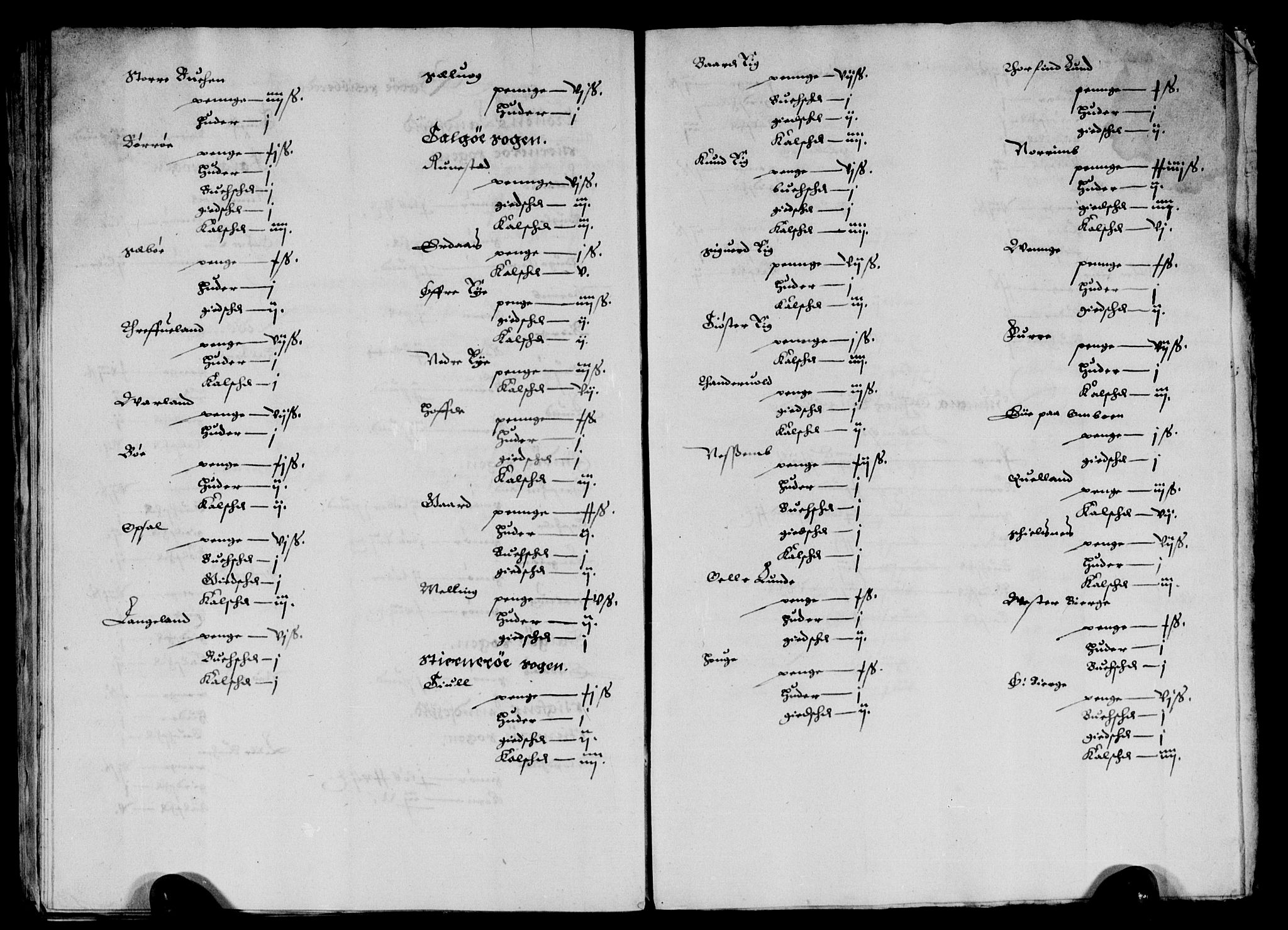 Rentekammeret inntil 1814, Reviderte regnskaper, Lensregnskaper, AV/RA-EA-5023/R/Rb/Rbs/L0016: Stavanger len, 1631-1633