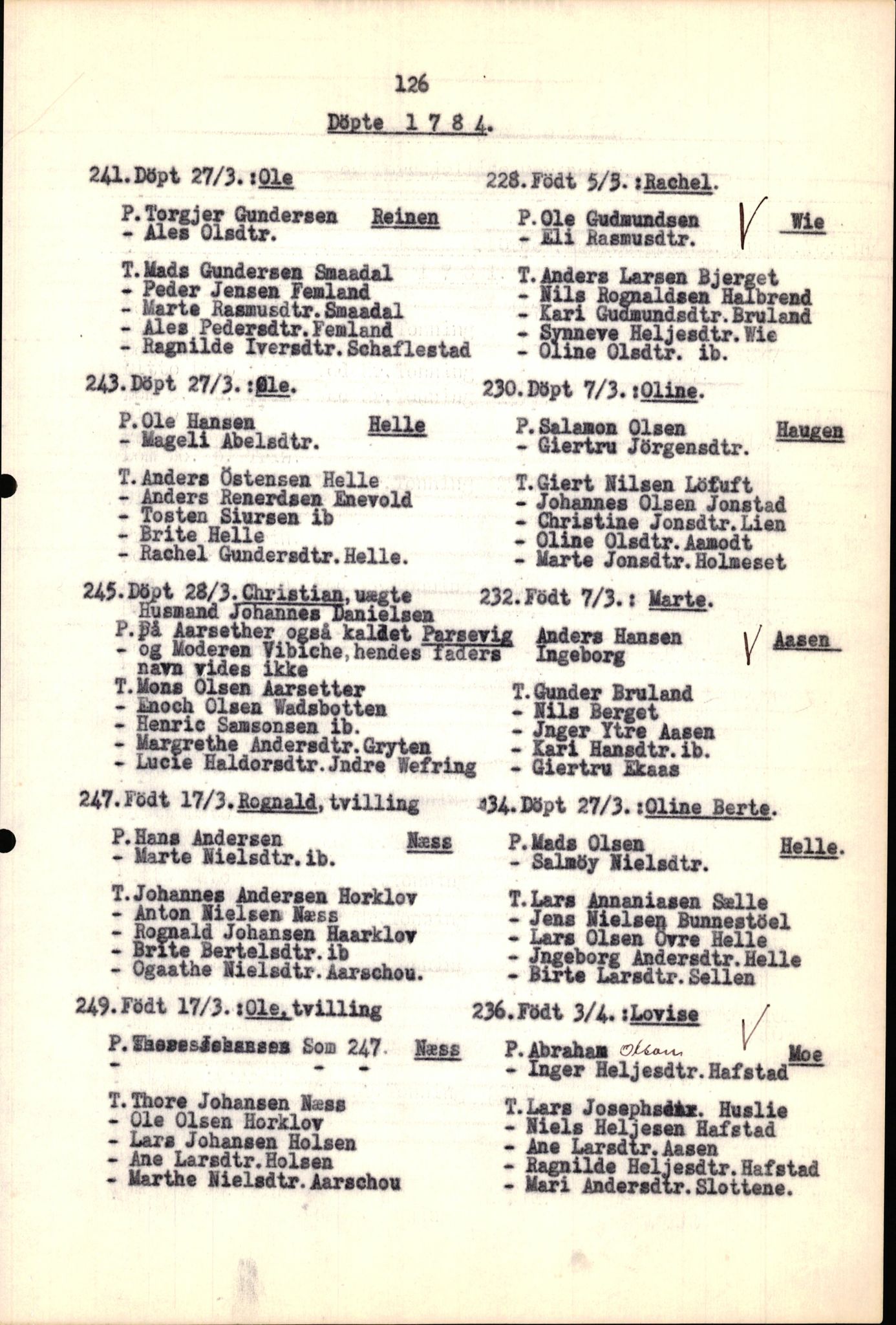 Samling av fulltekstavskrifter, SAB/FULLTEKST/B/14/0008: Førde sokneprestembete, ministerialbok nr. A 4, 1781-1802, s. 129