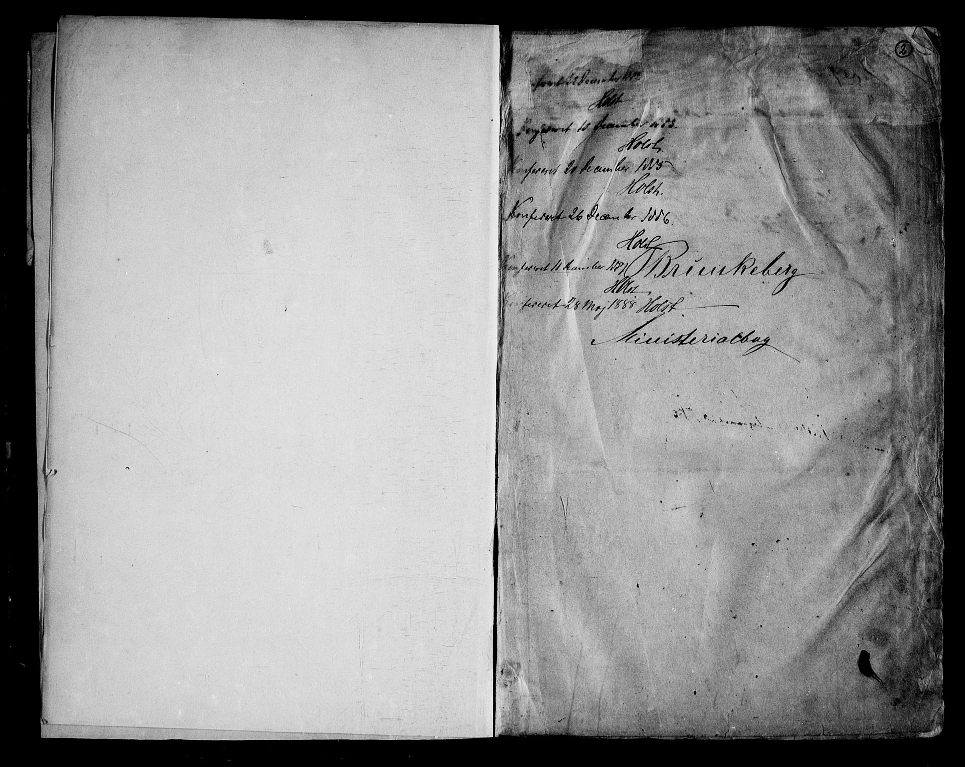 Kviteseid kirkebøker, SAKO/A-276/G/Gb/L0002: Klokkerbok nr. II 2, 1850-1892, s. 2