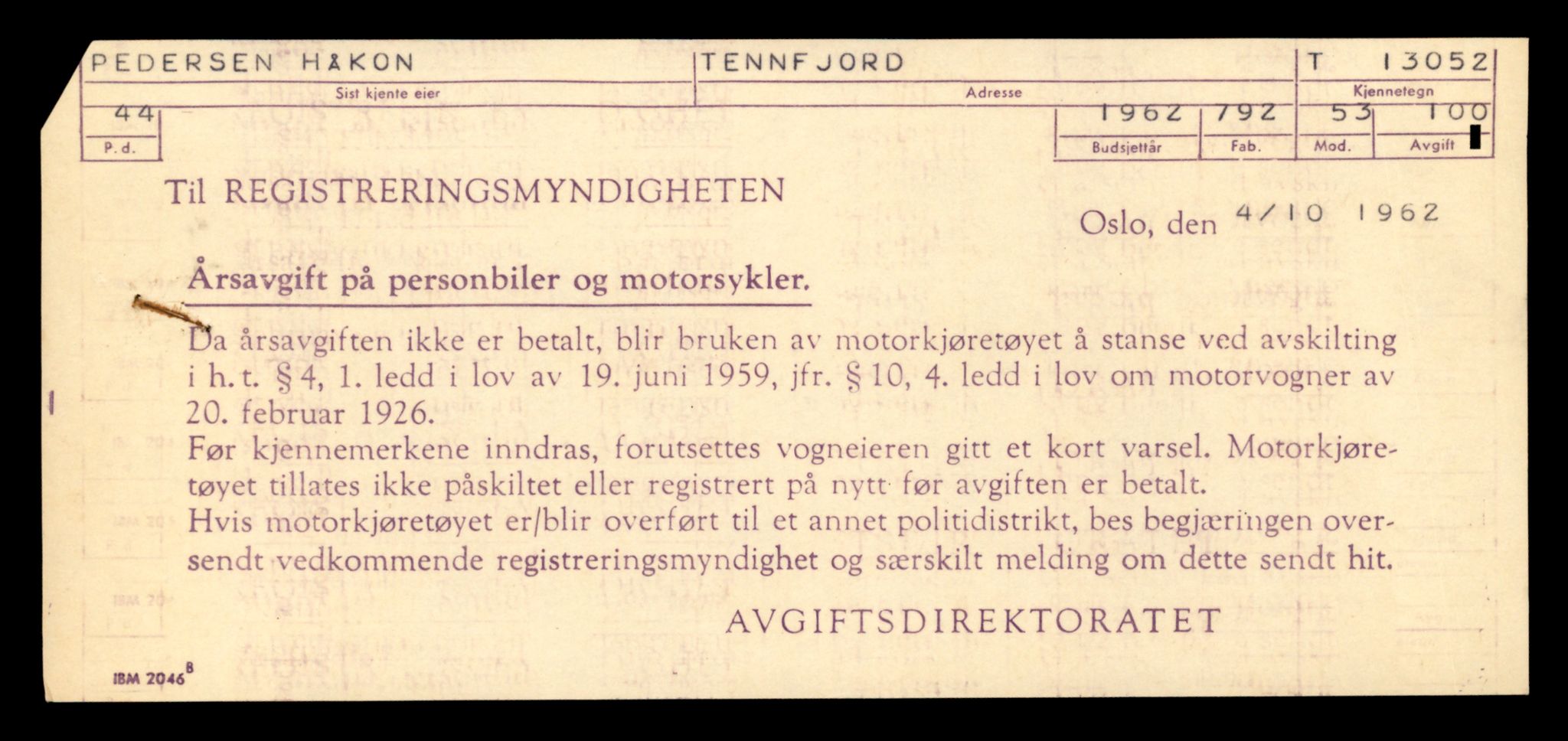 Møre og Romsdal vegkontor - Ålesund trafikkstasjon, AV/SAT-A-4099/F/Fe/L0037: Registreringskort for kjøretøy T 13031 - T 13179, 1927-1998, s. 485