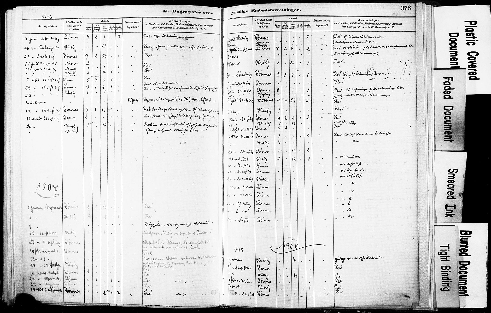 Ministerialprotokoller, klokkerbøker og fødselsregistre - Nordland, SAT/A-1459/835/L0526: Ministerialbok nr. 835A03II, 1881-1910, s. 378