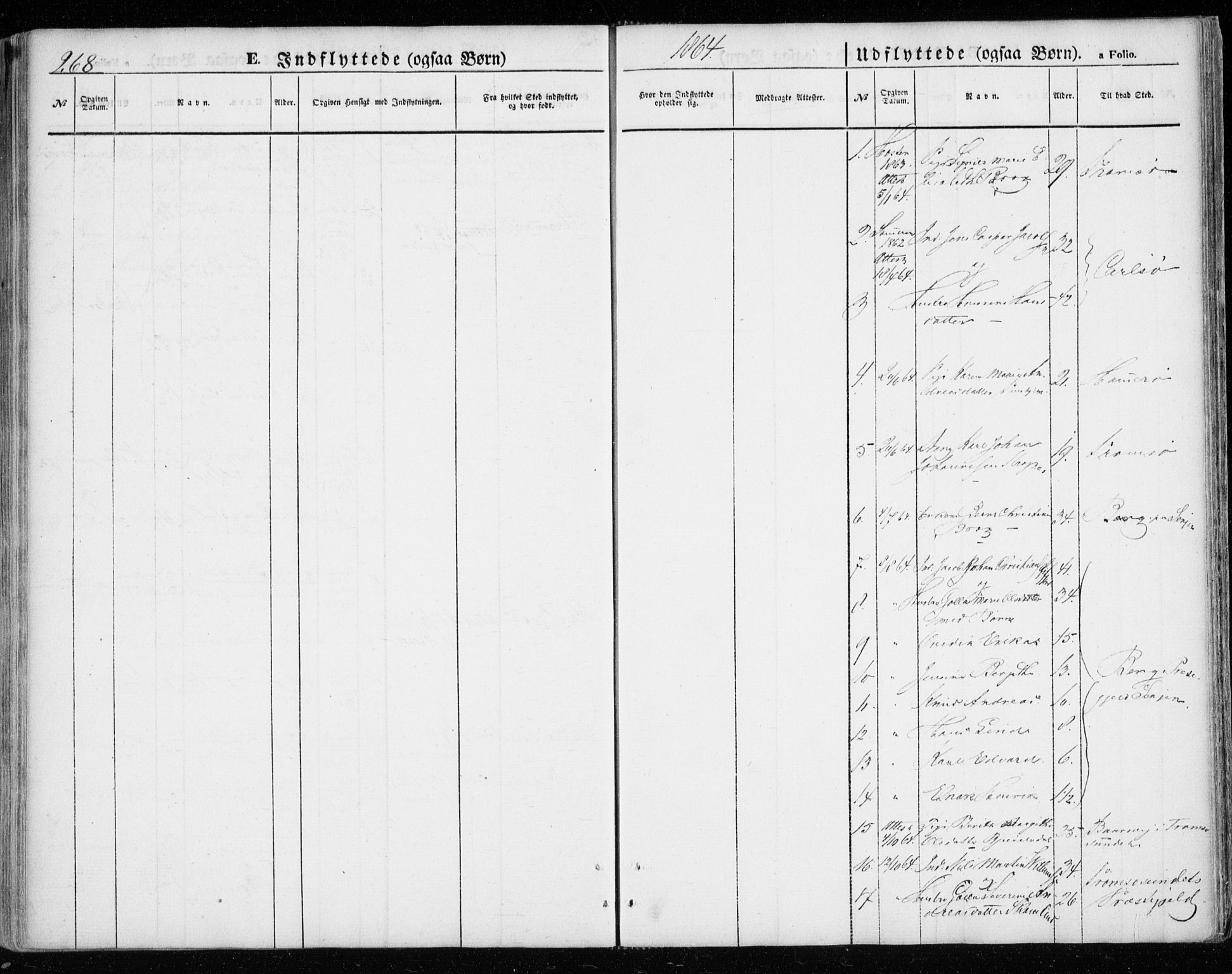 Lenvik sokneprestembete, AV/SATØ-S-1310/H/Ha/Haa/L0007kirke: Ministerialbok nr. 7, 1855-1865, s. 268