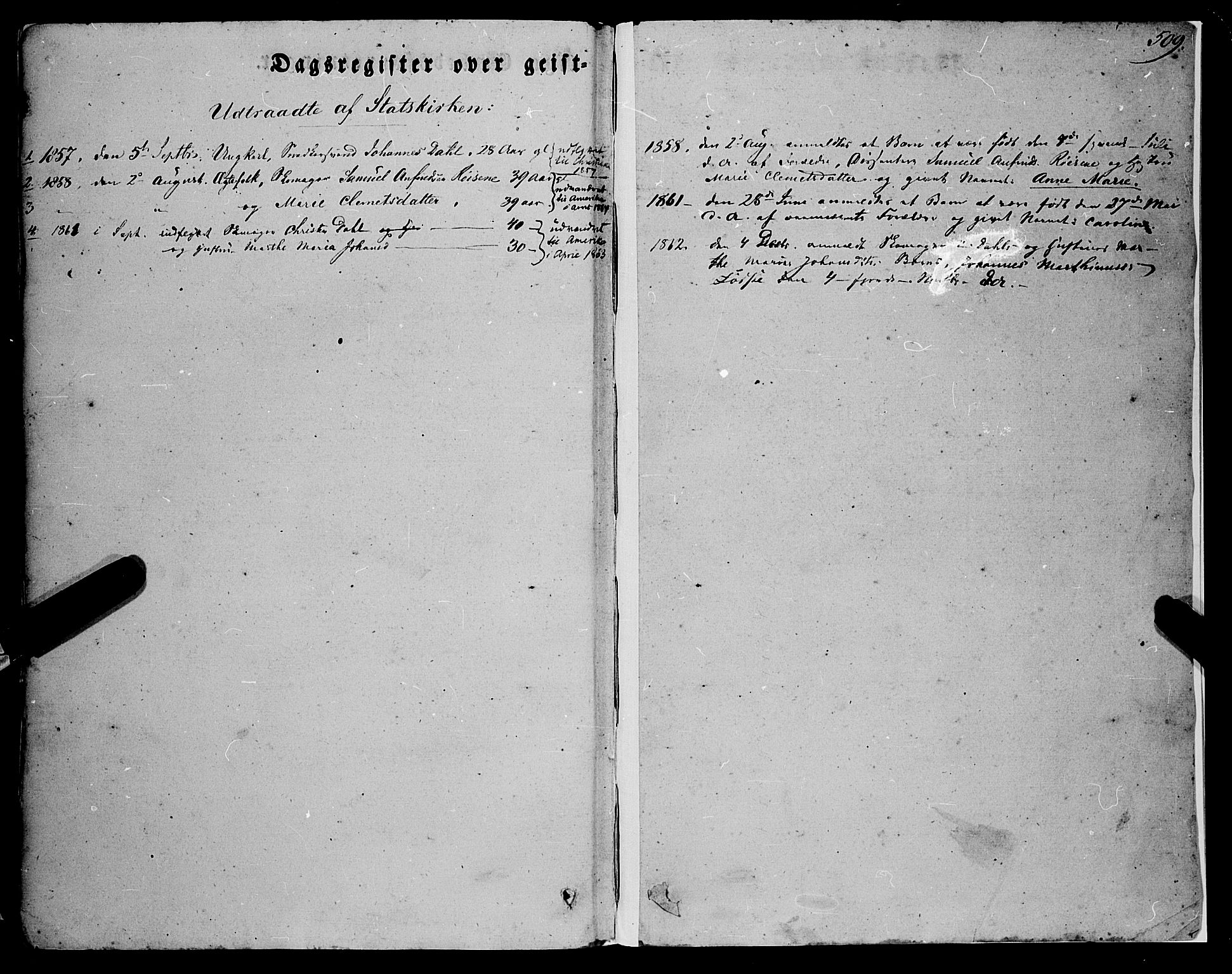 Vik sokneprestembete, SAB/A-81501: Ministerialbok nr. A 8, 1846-1865, s. 509