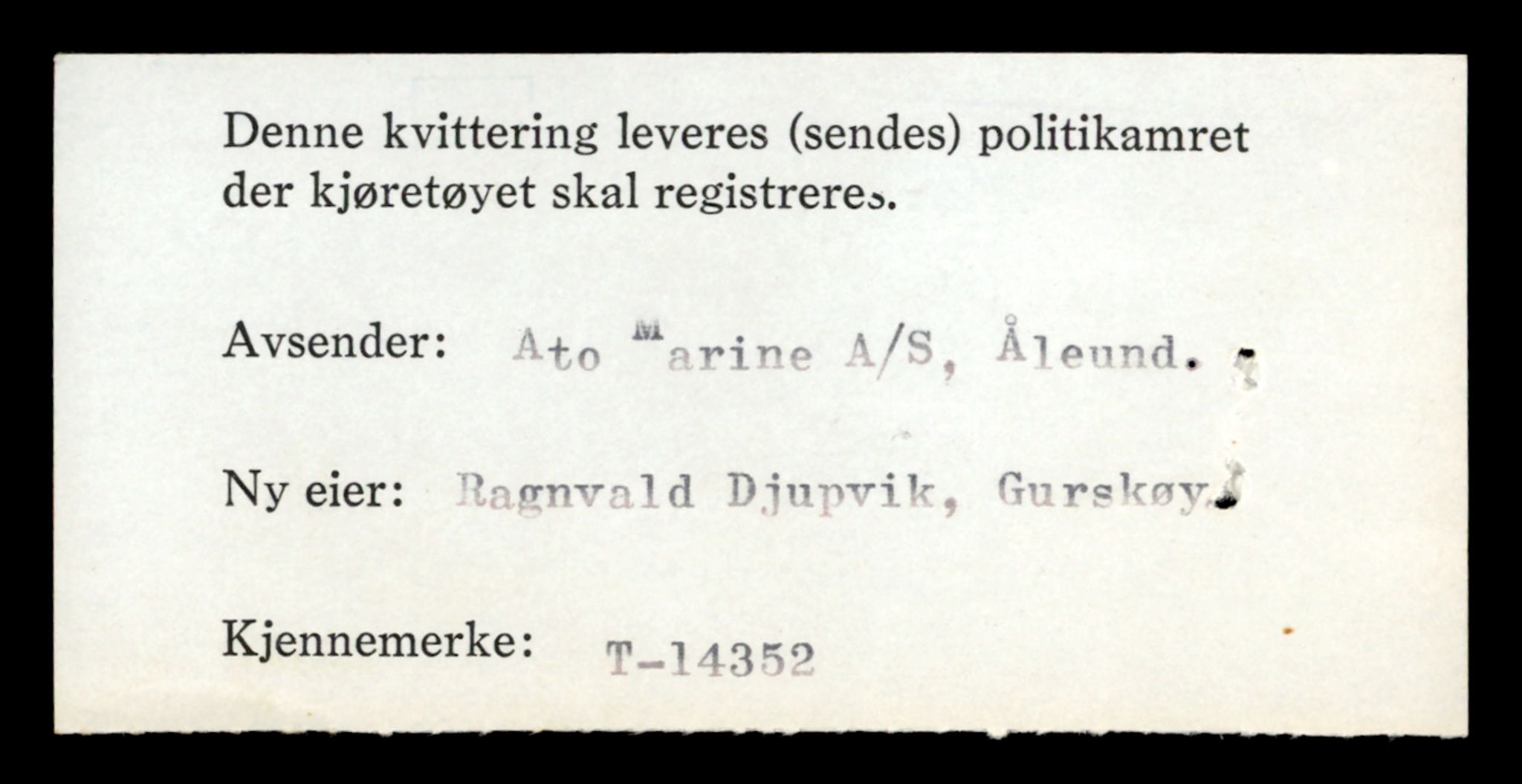 Møre og Romsdal vegkontor - Ålesund trafikkstasjon, AV/SAT-A-4099/F/Fe/L0045: Registreringskort for kjøretøy T 14320 - T 14444, 1927-1998, s. 868