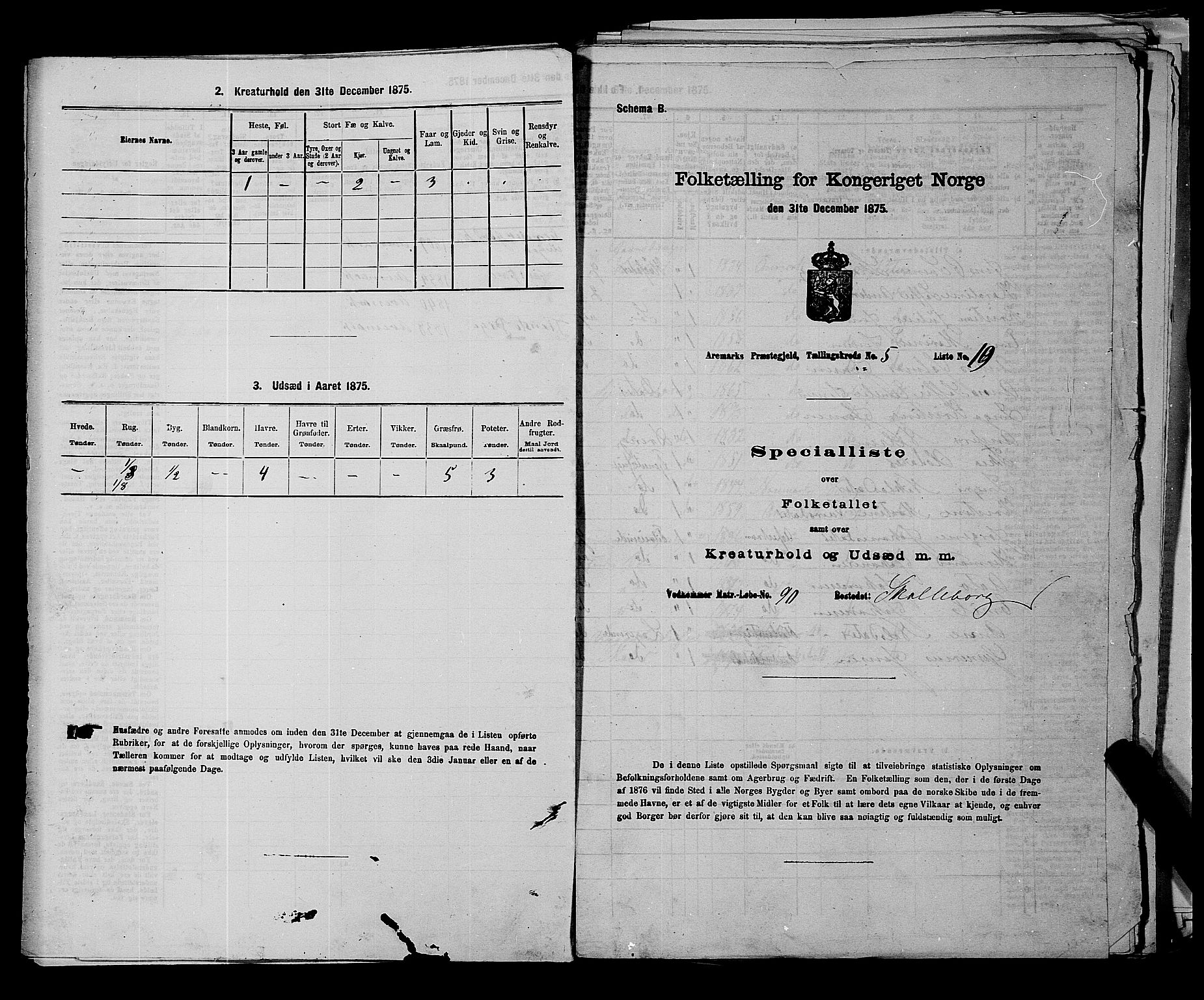 RA, Folketelling 1875 for 0118P Aremark prestegjeld, 1875, s. 678