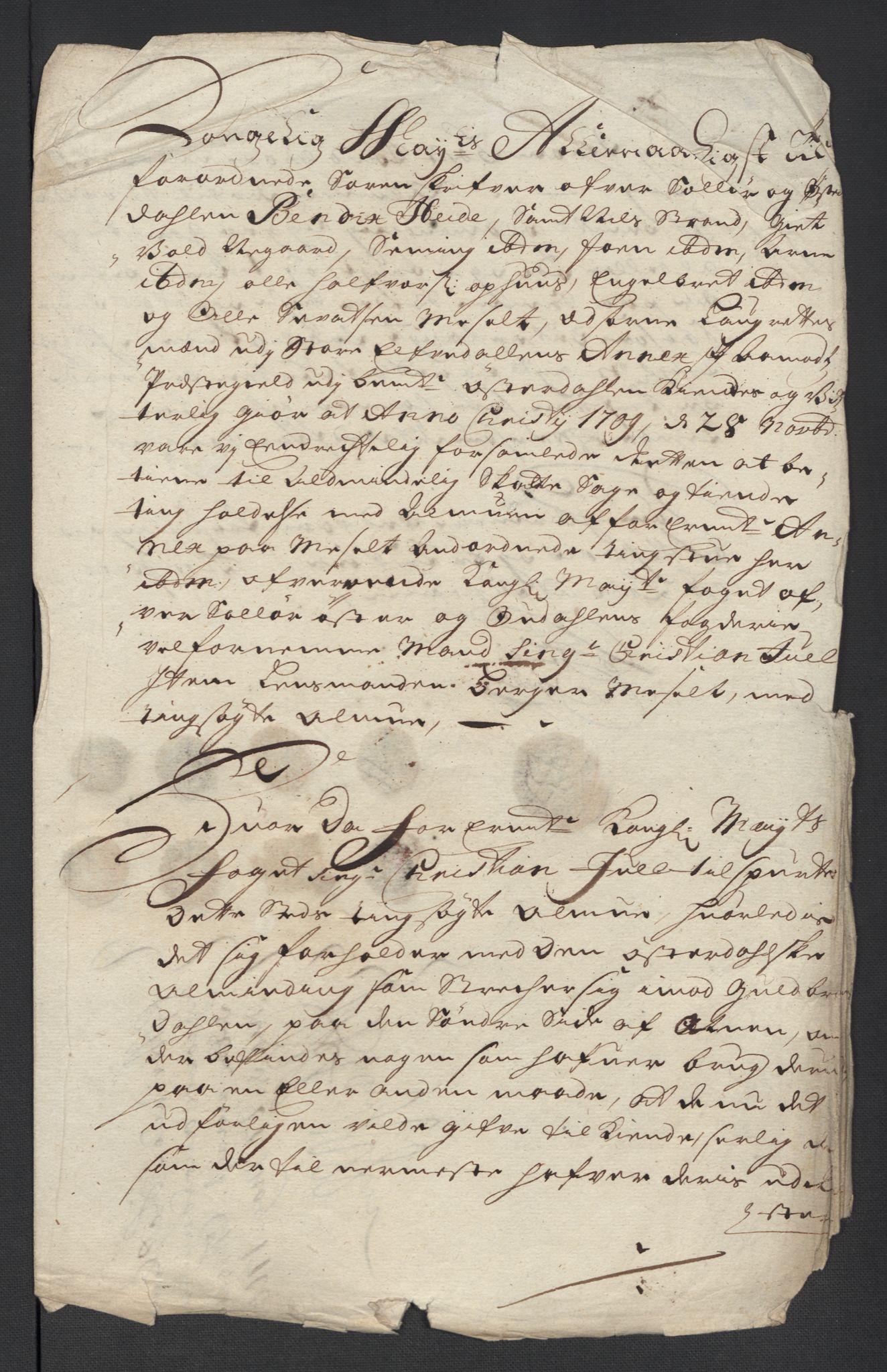 Rentekammeret inntil 1814, Reviderte regnskaper, Fogderegnskap, AV/RA-EA-4092/R13/L0846: Fogderegnskap Solør, Odal og Østerdal, 1709, s. 291