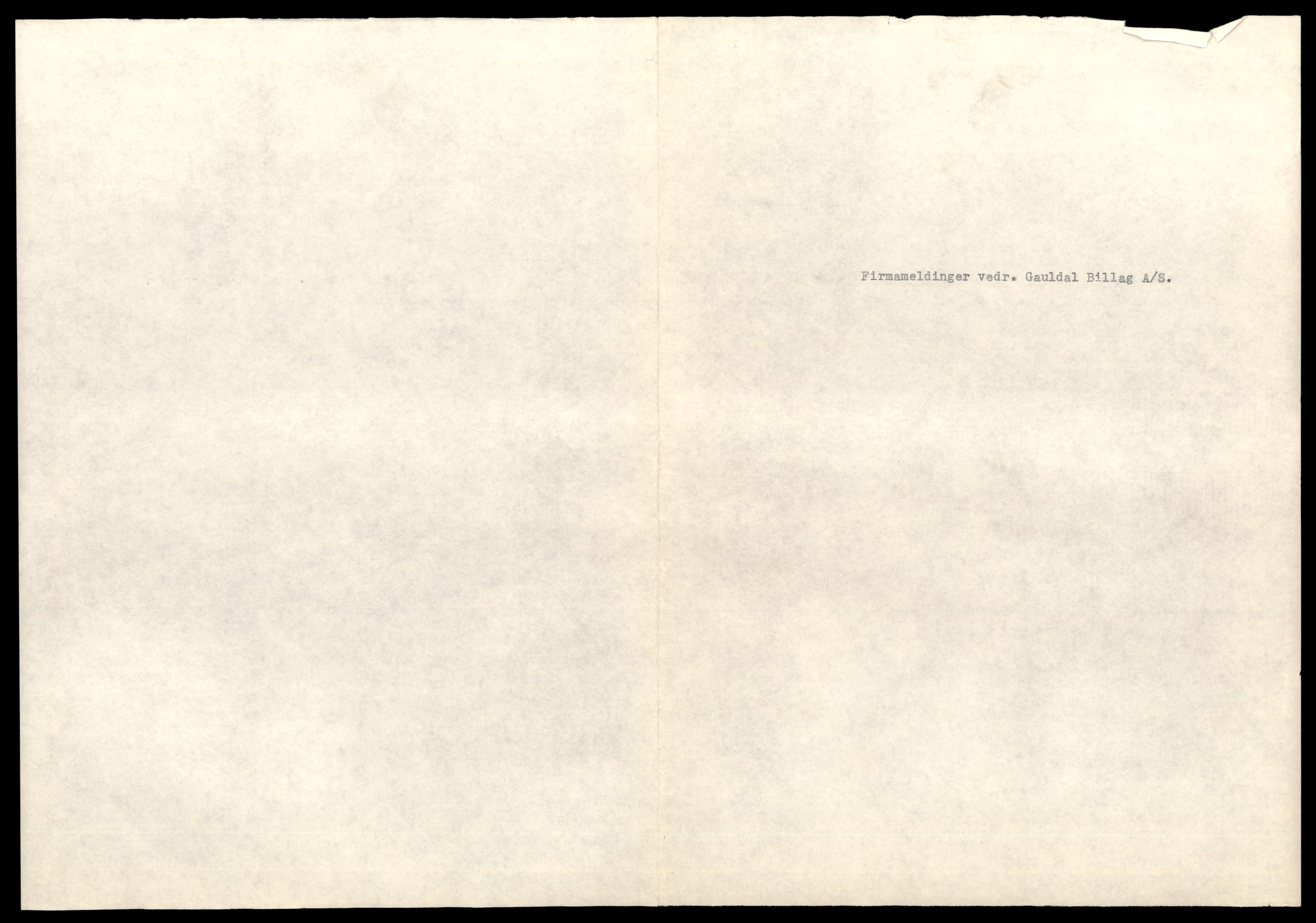 Gauldal sorenskriveri, SAT/A-0014/2/J/Jd/Jdc/L0004: Bilag, aksjeselskap, G-P, 1944-1990, s. 1