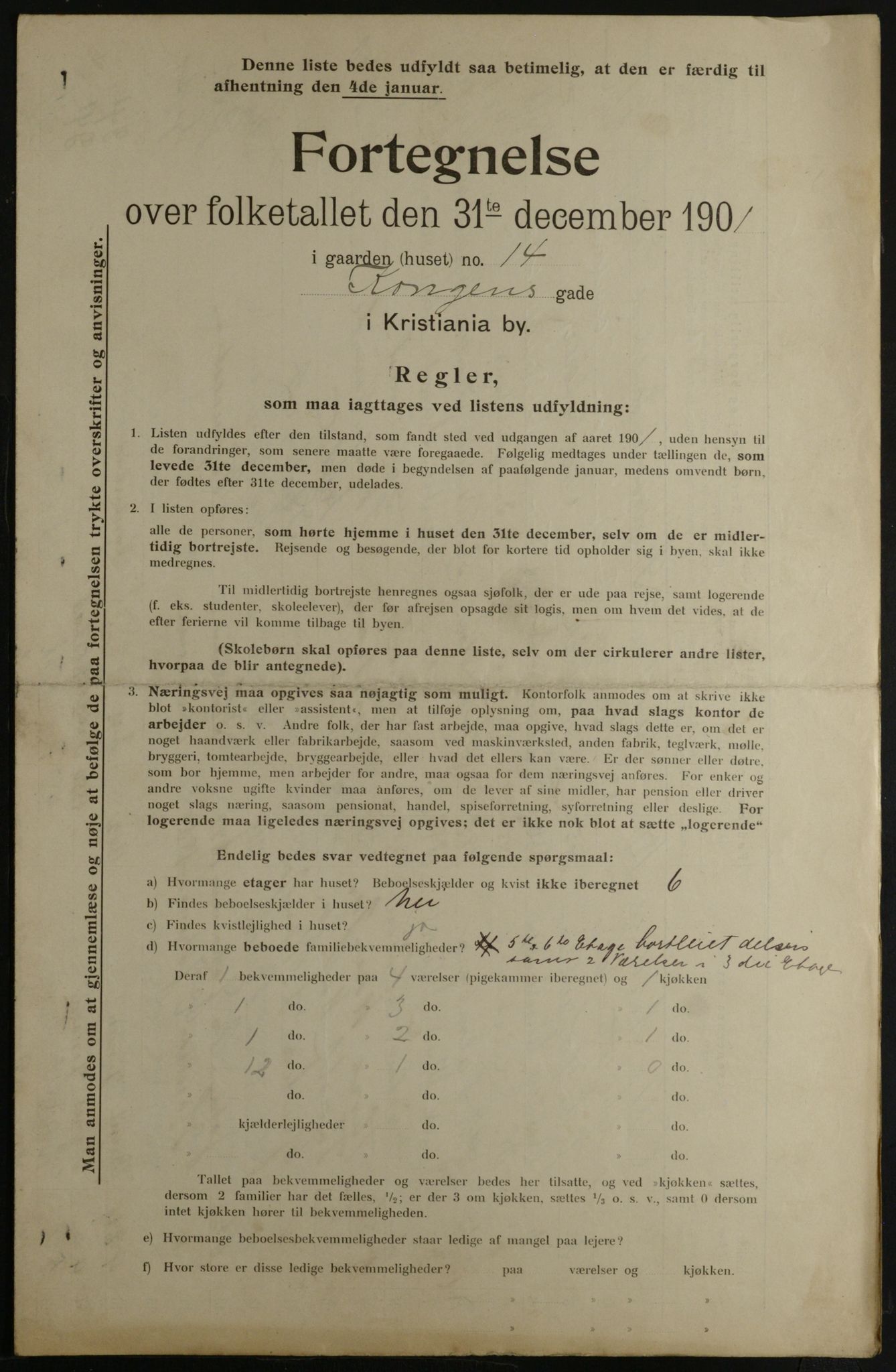 OBA, Kommunal folketelling 31.12.1901 for Kristiania kjøpstad, 1901, s. 8145