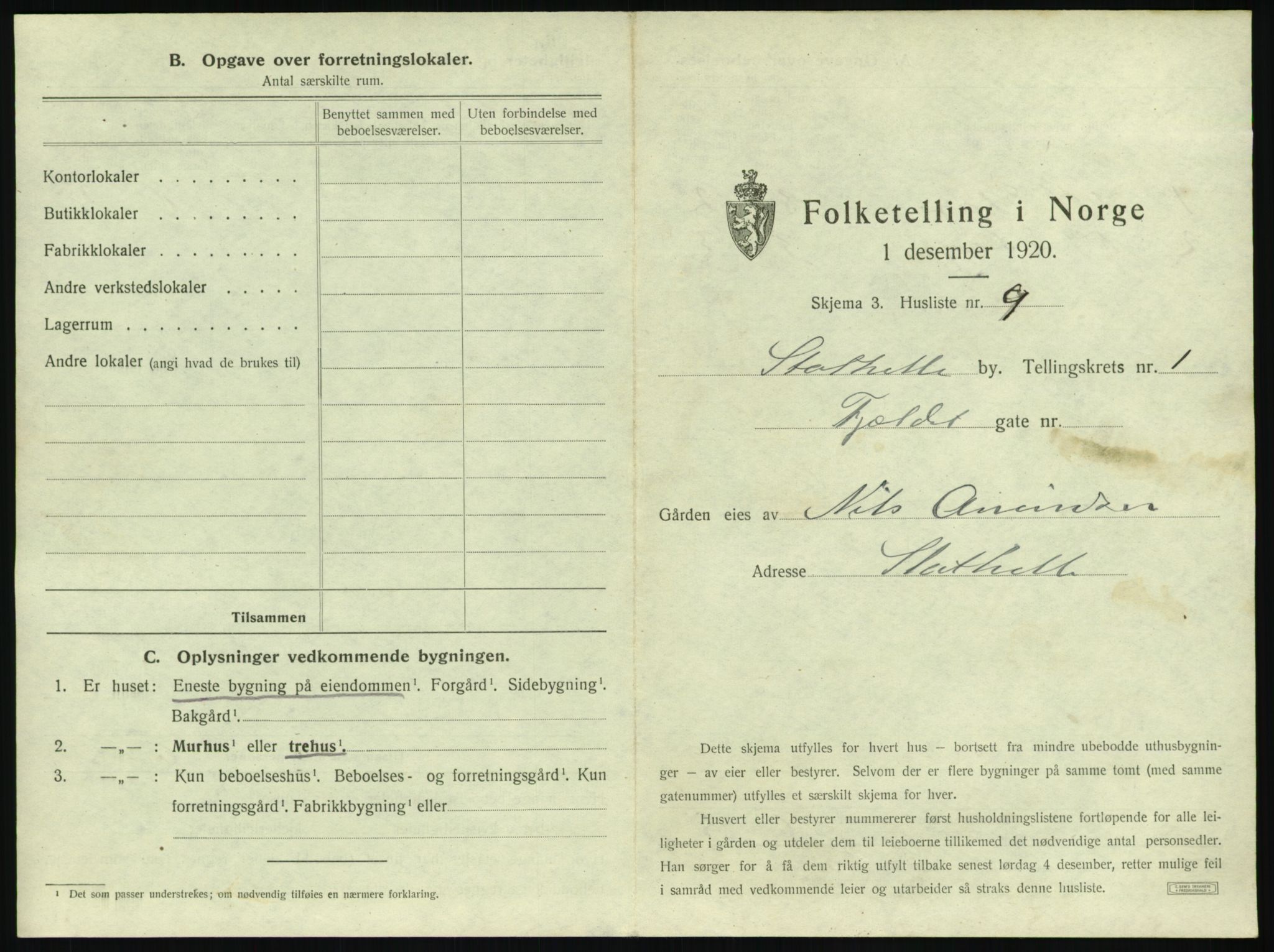 SAKO, Folketelling 1920 for 0803 Stathelle ladested, 1920, s. 29