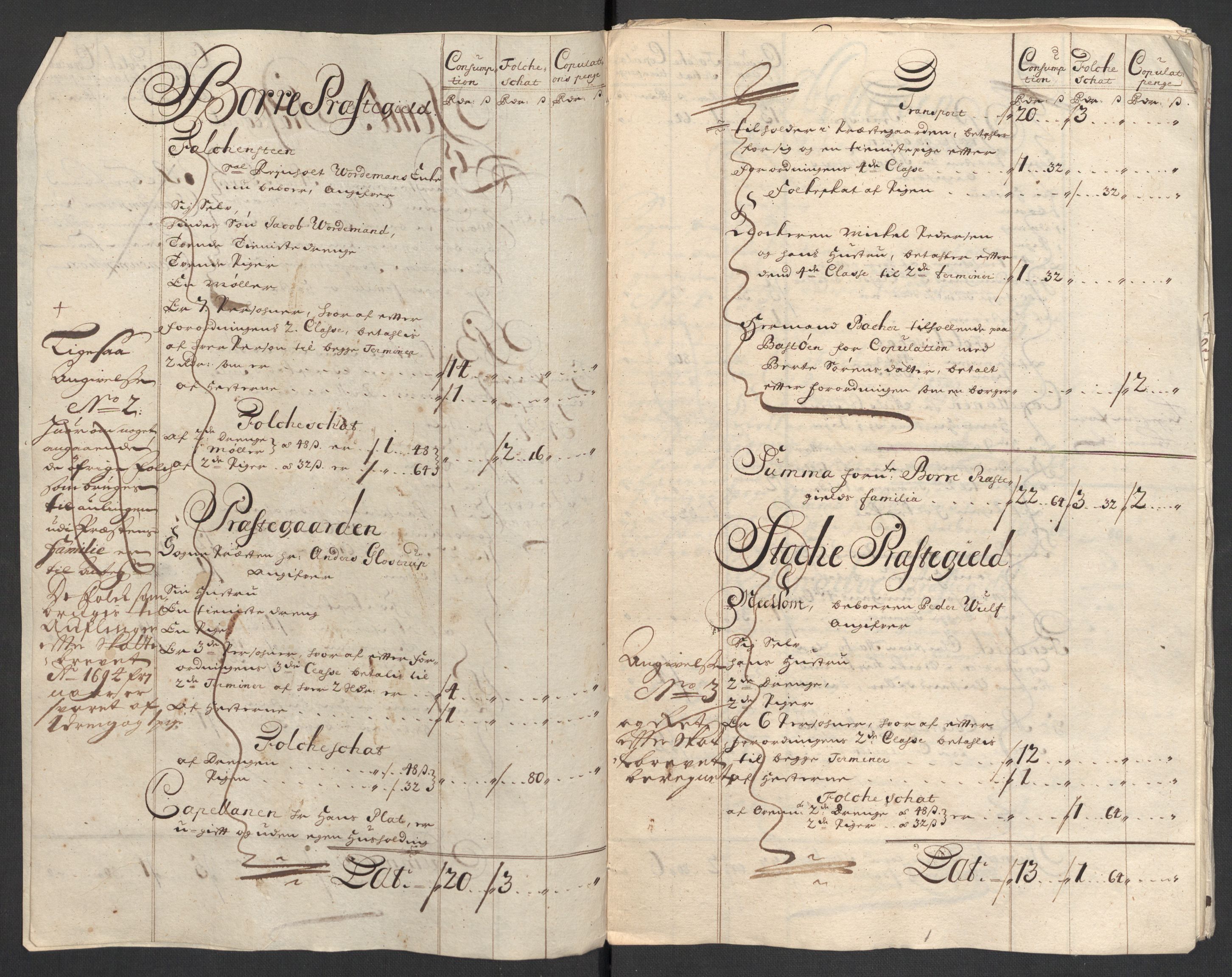 Rentekammeret inntil 1814, Reviderte regnskaper, Fogderegnskap, RA/EA-4092/R32/L1870: Fogderegnskap Jarlsberg grevskap, 1702, s. 167