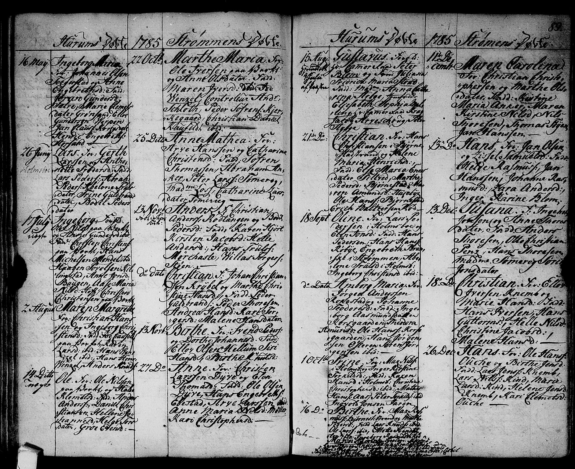 Hurum kirkebøker, SAKO/A-229/F/Fa/L0007: Ministerialbok nr. 7, 1771-1810, s. 89