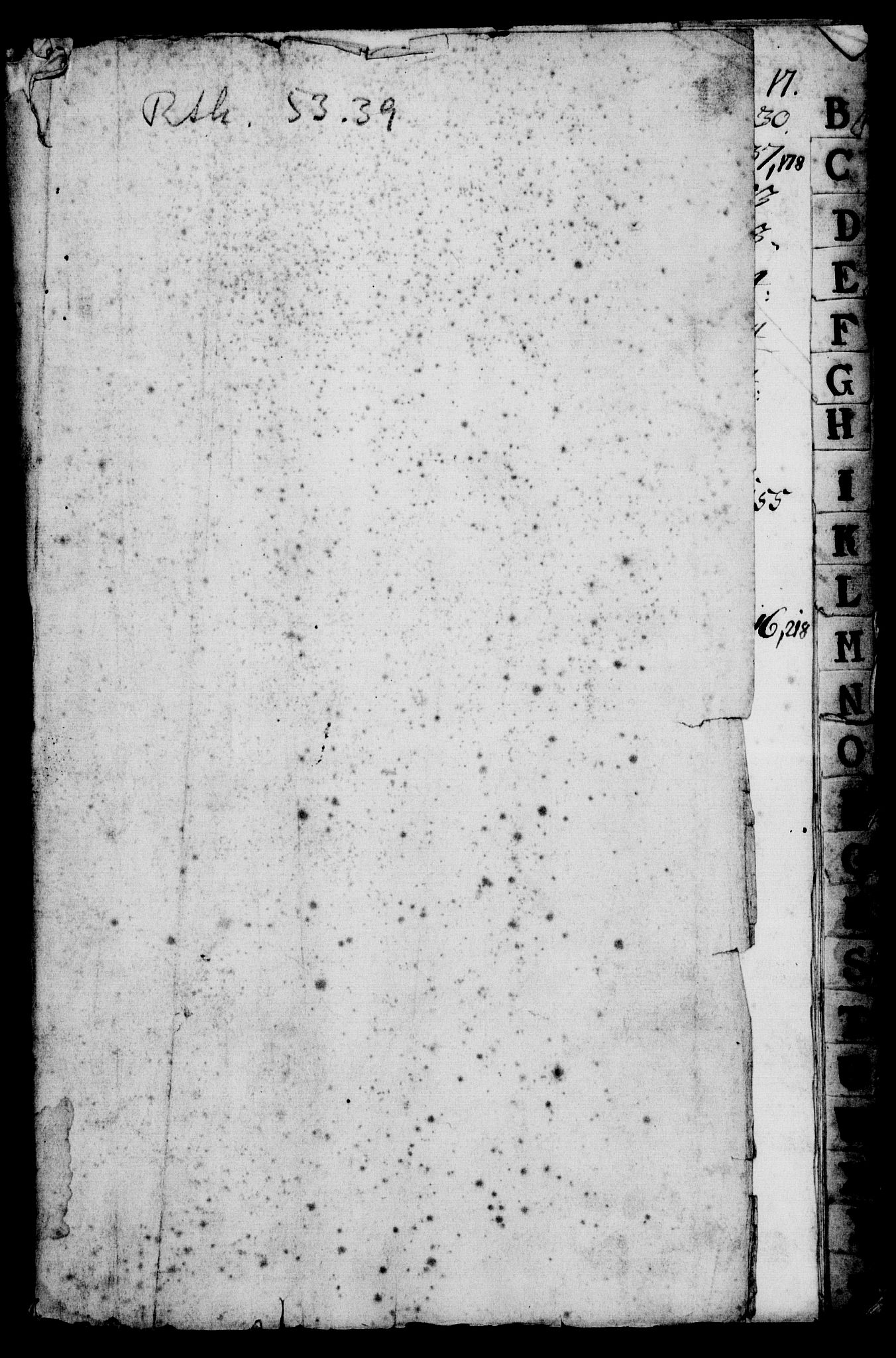 Rentekammeret, Kammerkanselliet, RA/EA-3111/G/Gh/Ghd/L0001: Kausjonsprotokoll med register (merket RK 53.39), 1719-1725