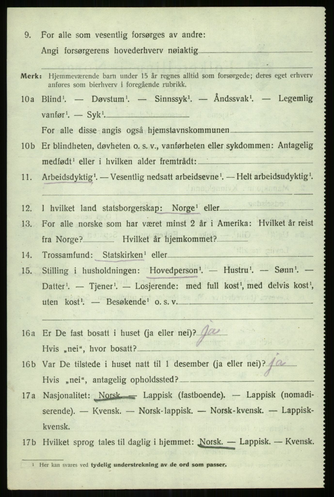 SATØ, Folketelling 1920 for 1931 Lenvik herred, 1920, s. 7741
