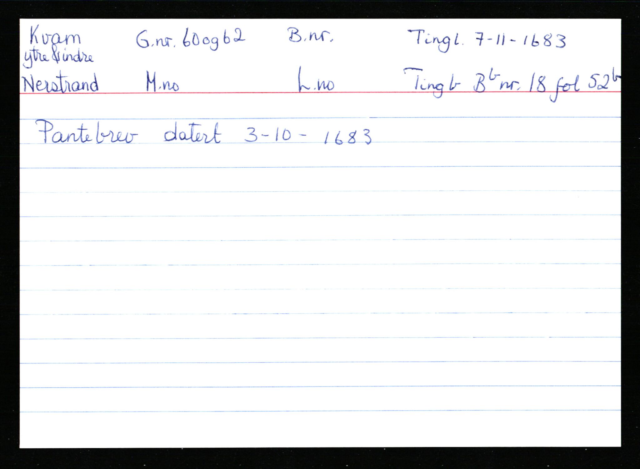 Statsarkivet i Stavanger, AV/SAST-A-101971/03/Y/Ym/L0032: Åstedskort sortert etter gårdsnavn: Kolstø - Kvasseim, 1600-1950, s. 567