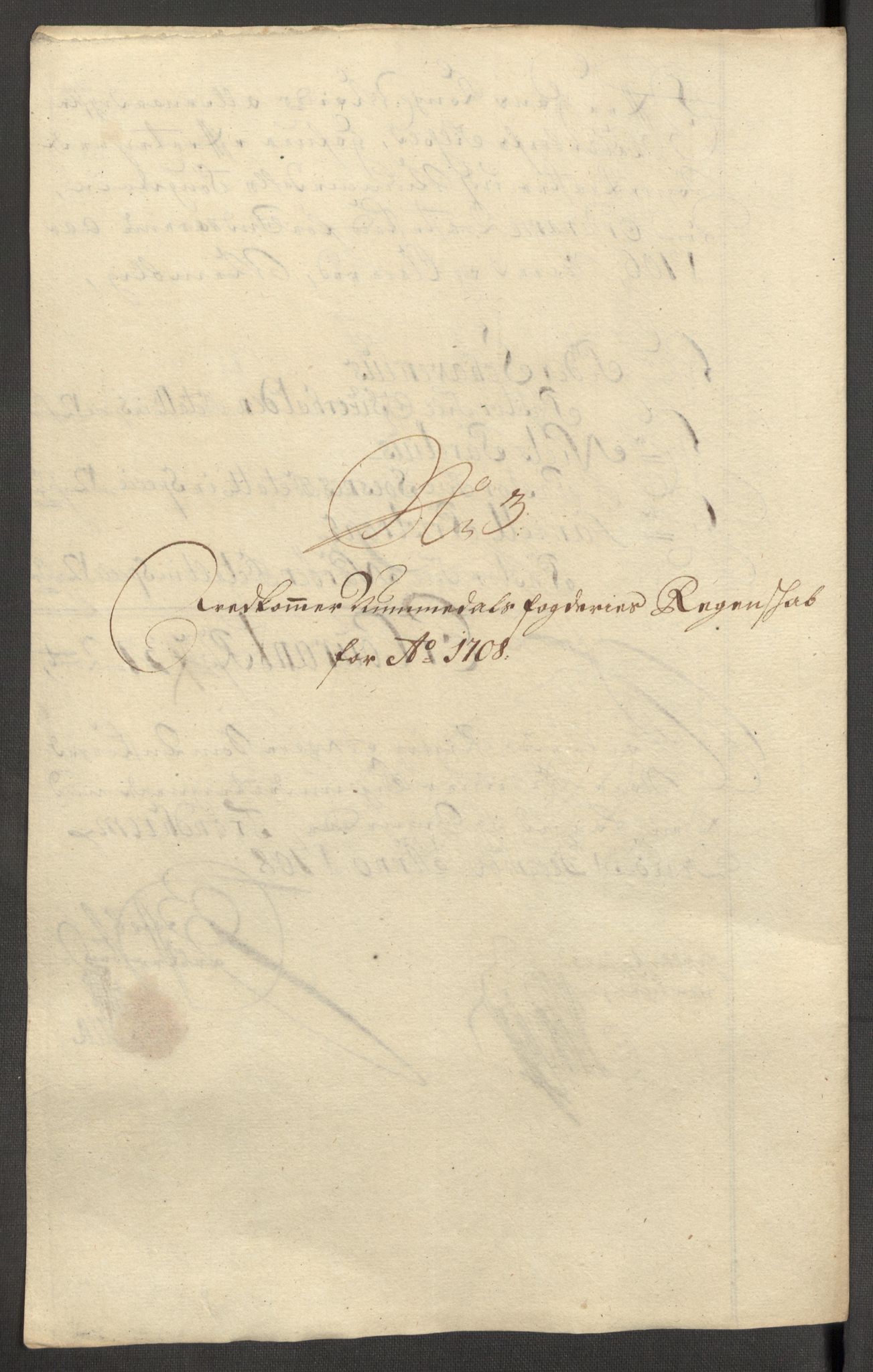 Rentekammeret inntil 1814, Reviderte regnskaper, Fogderegnskap, RA/EA-4092/R64/L4430: Fogderegnskap Namdal, 1707-1708, s. 326