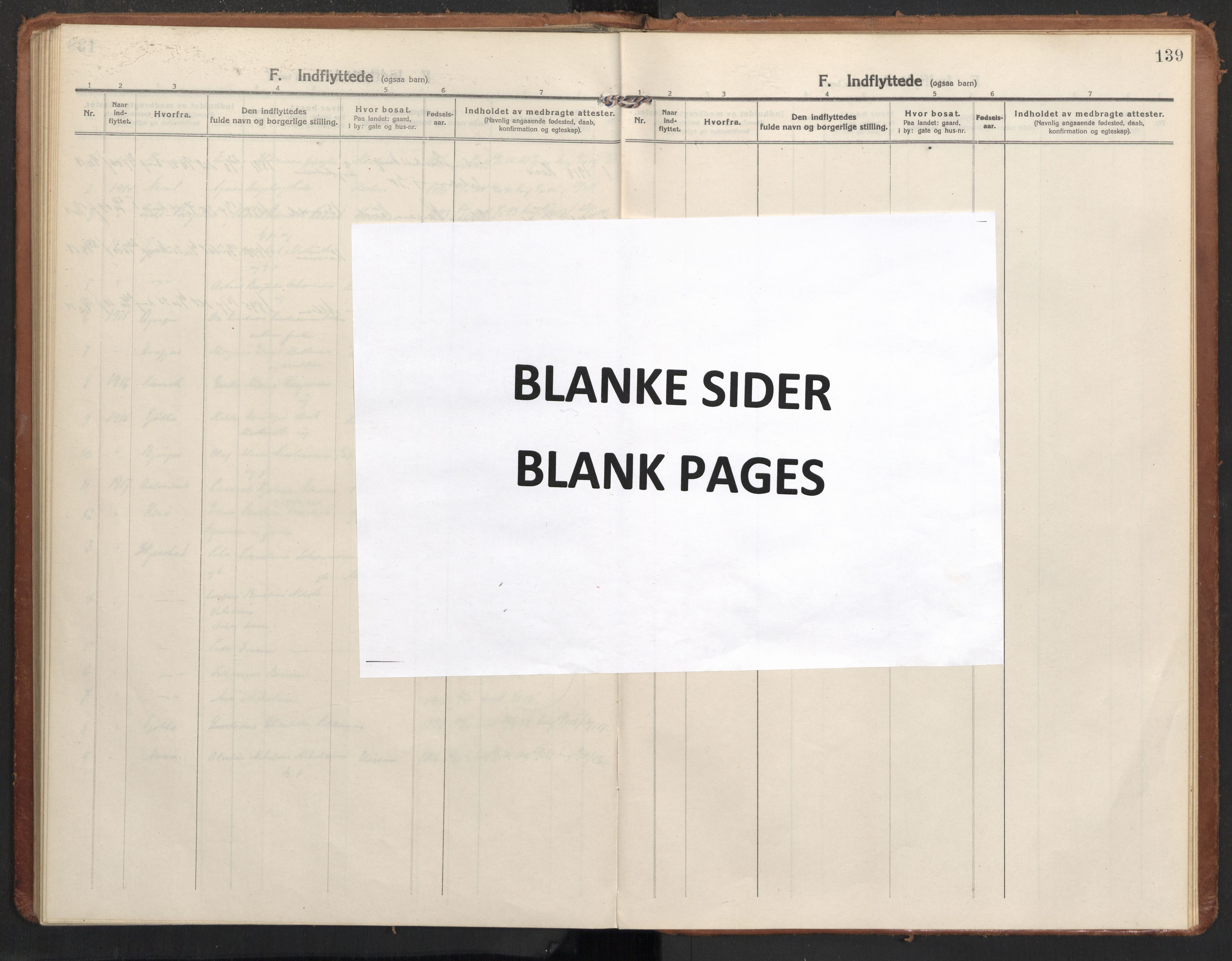 Ministerialprotokoller, klokkerbøker og fødselsregistre - Nordland, AV/SAT-A-1459/830/L0456: Ministerialbok nr. 830A20, 1914-1937, s. 139