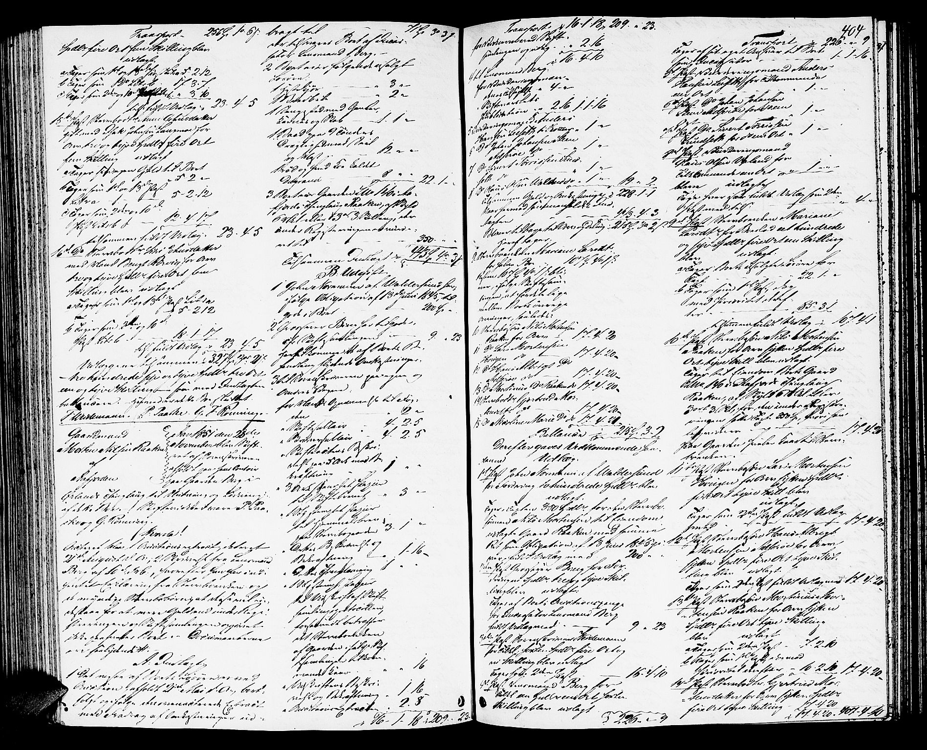 Fosen sorenskriveri, AV/SAT-A-1107/1/3/3A/L0022: Skifteutlodningsprotokoll nr. 1, 1845-1853, s. 404