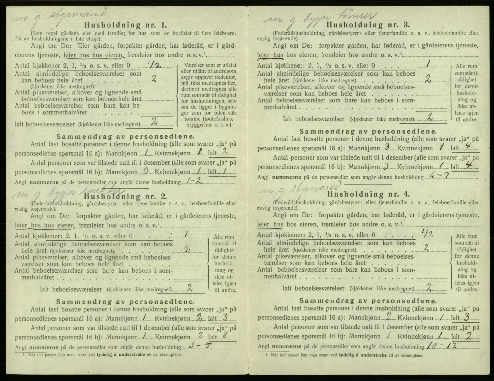SAB, Folketelling 1920 for 1249 Fana herred, 1920, s. 1631