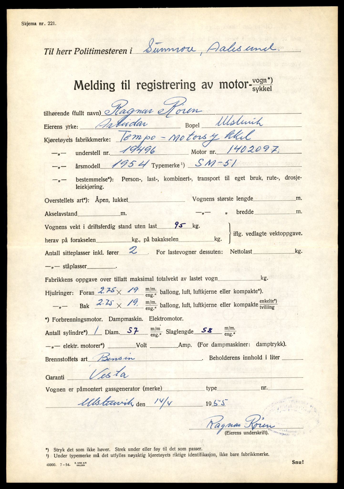 Møre og Romsdal vegkontor - Ålesund trafikkstasjon, AV/SAT-A-4099/F/Fe/L0038: Registreringskort for kjøretøy T 13180 - T 13360, 1927-1998, s. 2841