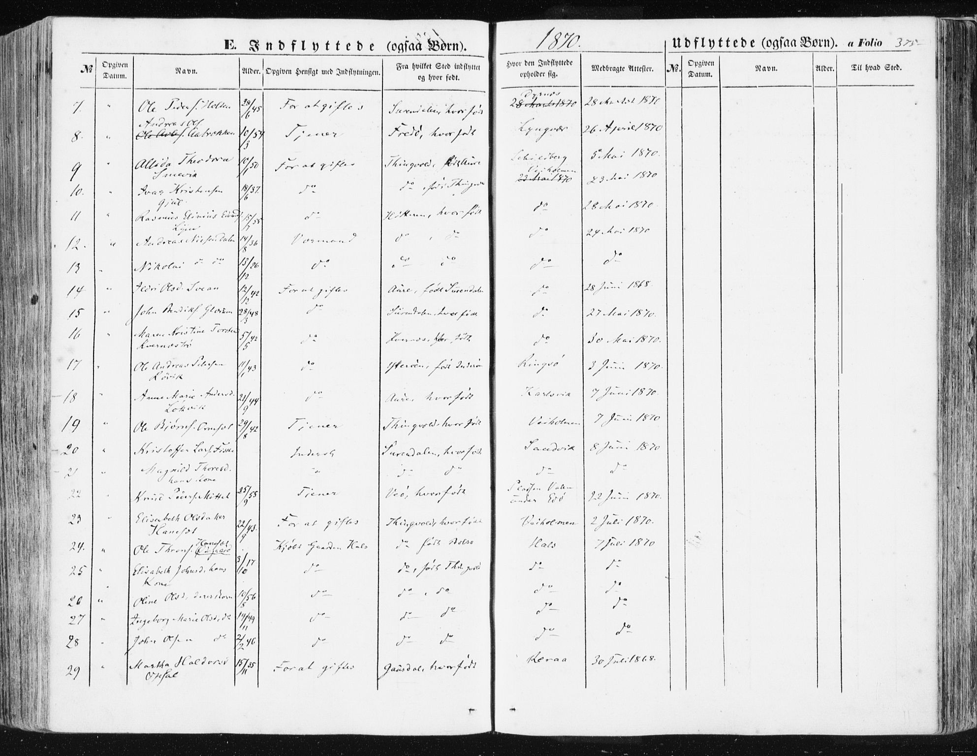 Ministerialprotokoller, klokkerbøker og fødselsregistre - Møre og Romsdal, SAT/A-1454/581/L0937: Ministerialbok nr. 581A05, 1853-1872, s. 375