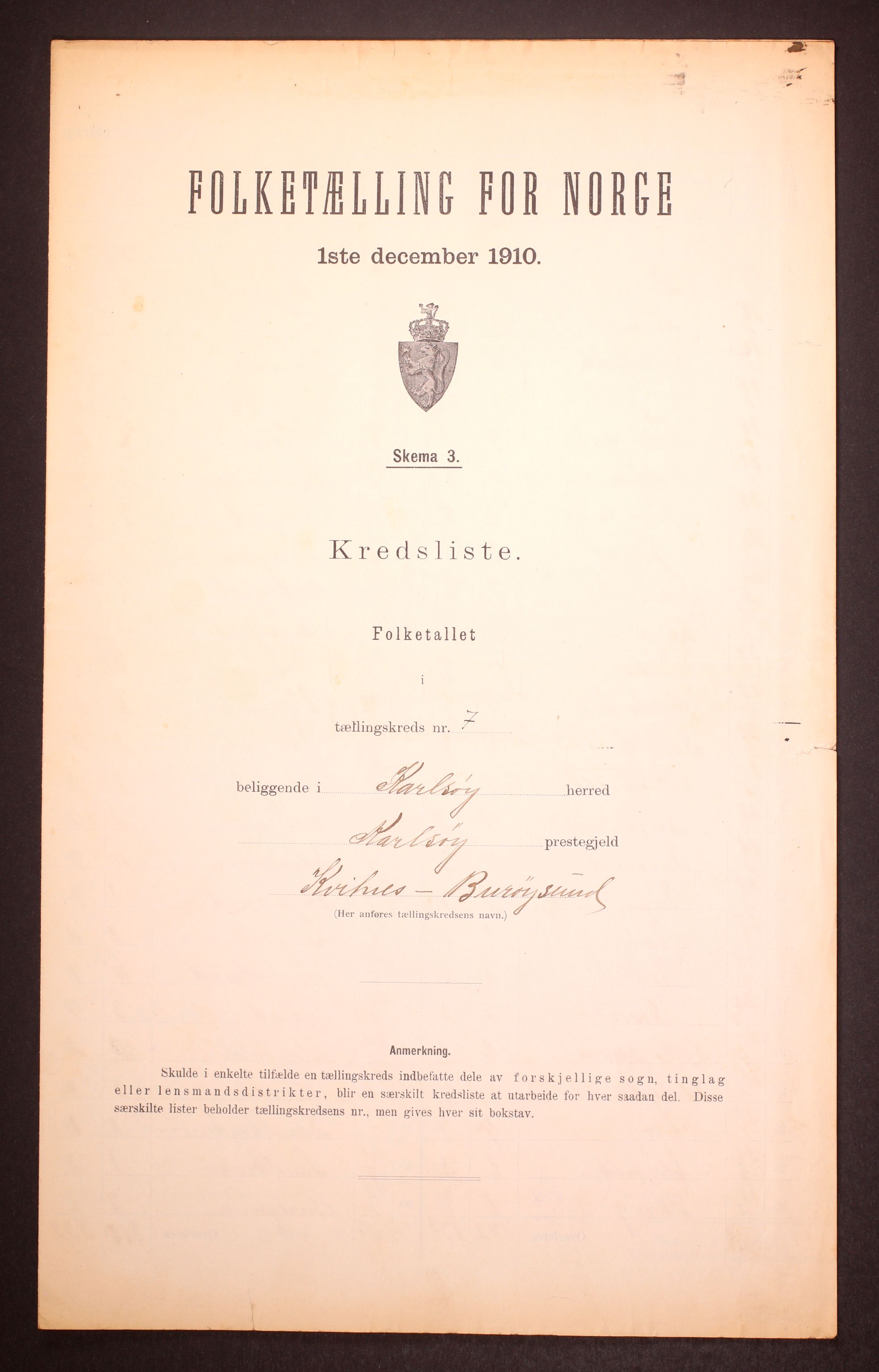 RA, Folketelling 1910 for 1936 Karlsøy herred, 1910, s. 22