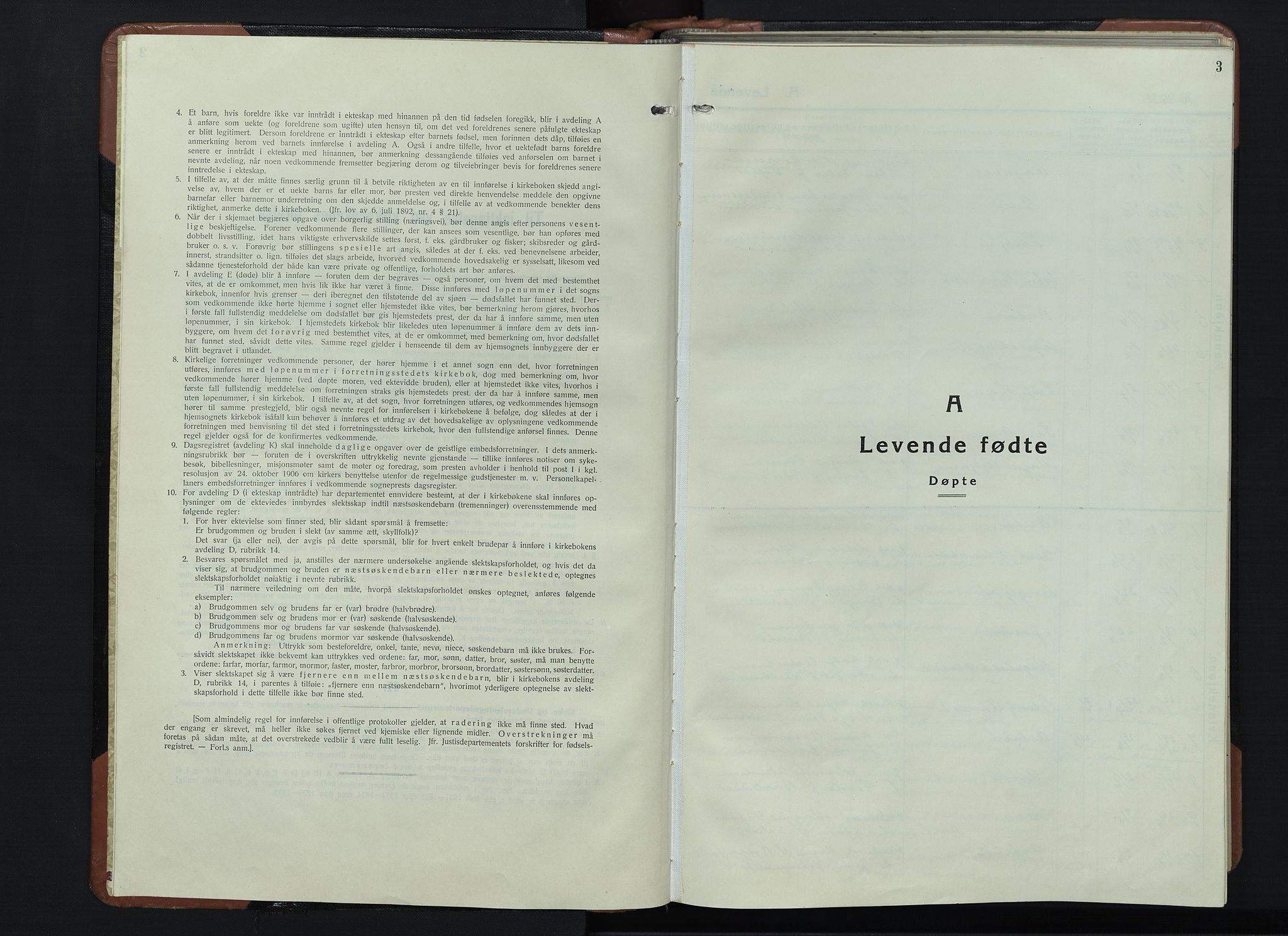 Vardal prestekontor, SAH/PREST-100/H/Ha/Hab/L0018: Klokkerbok nr. 18, 1931-1951, s. 3