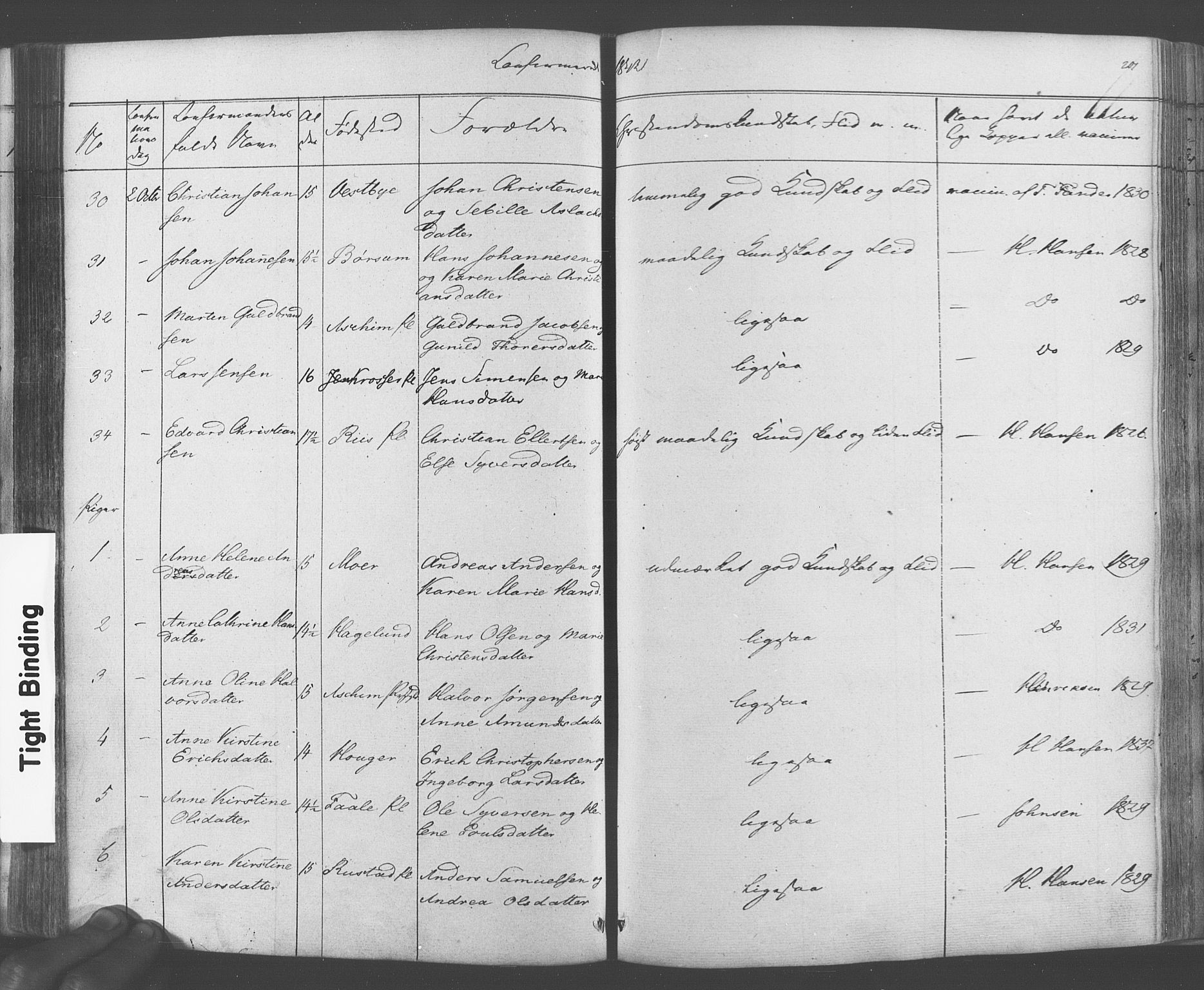 Ås prestekontor Kirkebøker, AV/SAO-A-10894/F/Fa/L0006: Ministerialbok nr. I 6, 1841-1853, s. 200-201