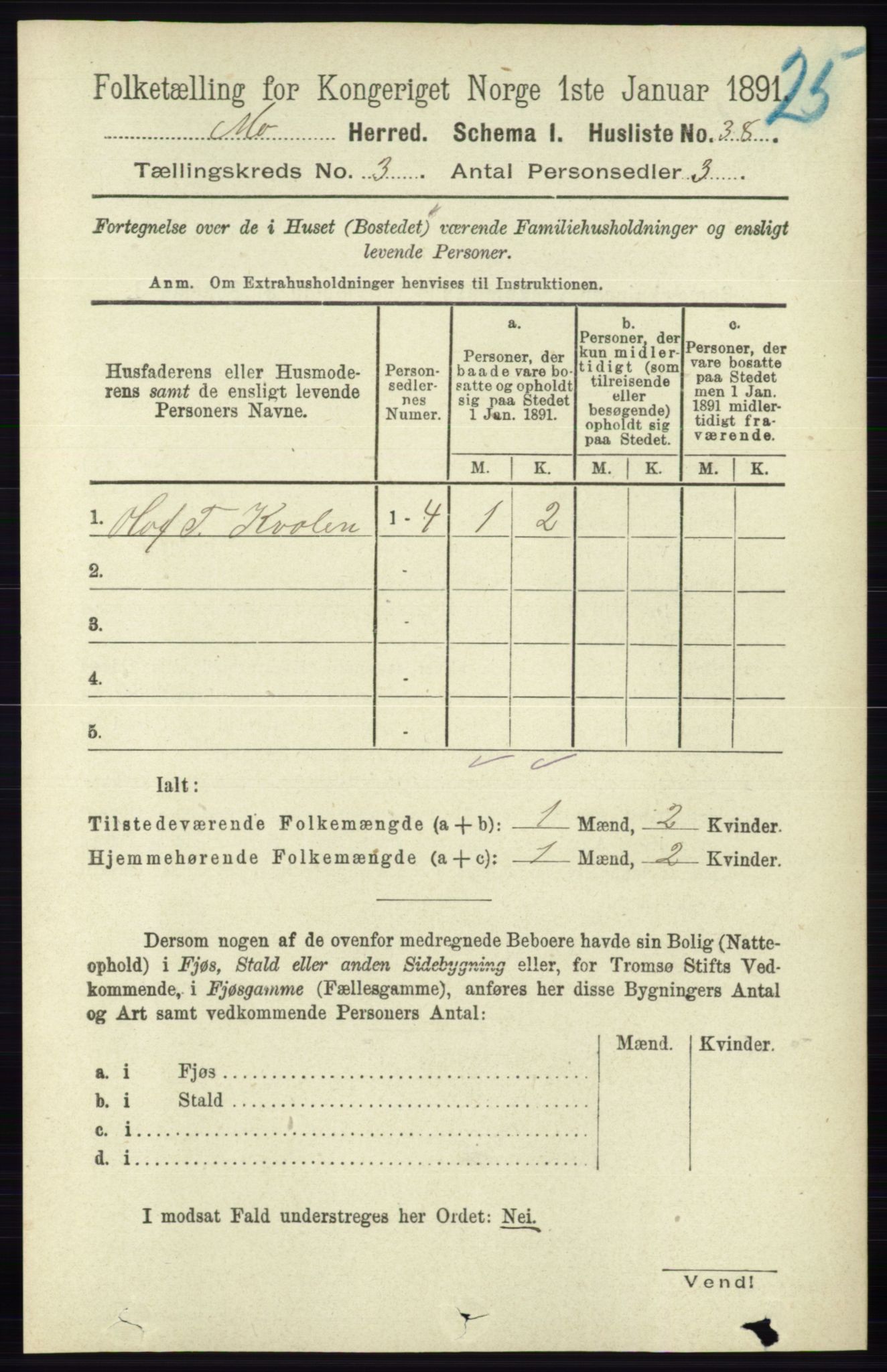 RA, Folketelling 1891 for 0832 Mo herred, 1891, s. 720