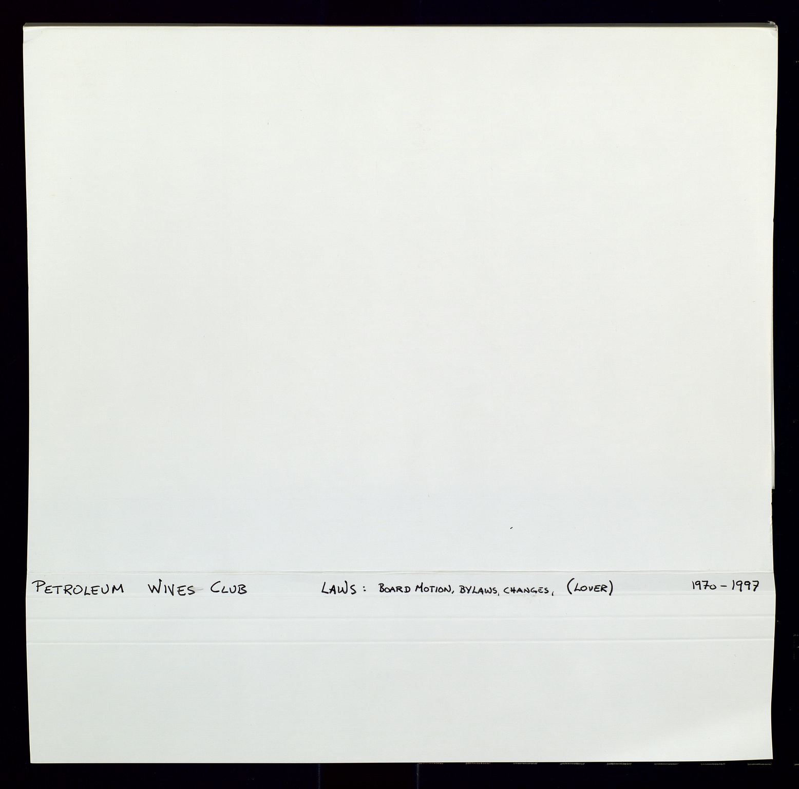 PA 1547 - Petroleum Wives Club, AV/SAST-A-101974/A/Aa/L0003: Board and General Meeting, 1994-1998