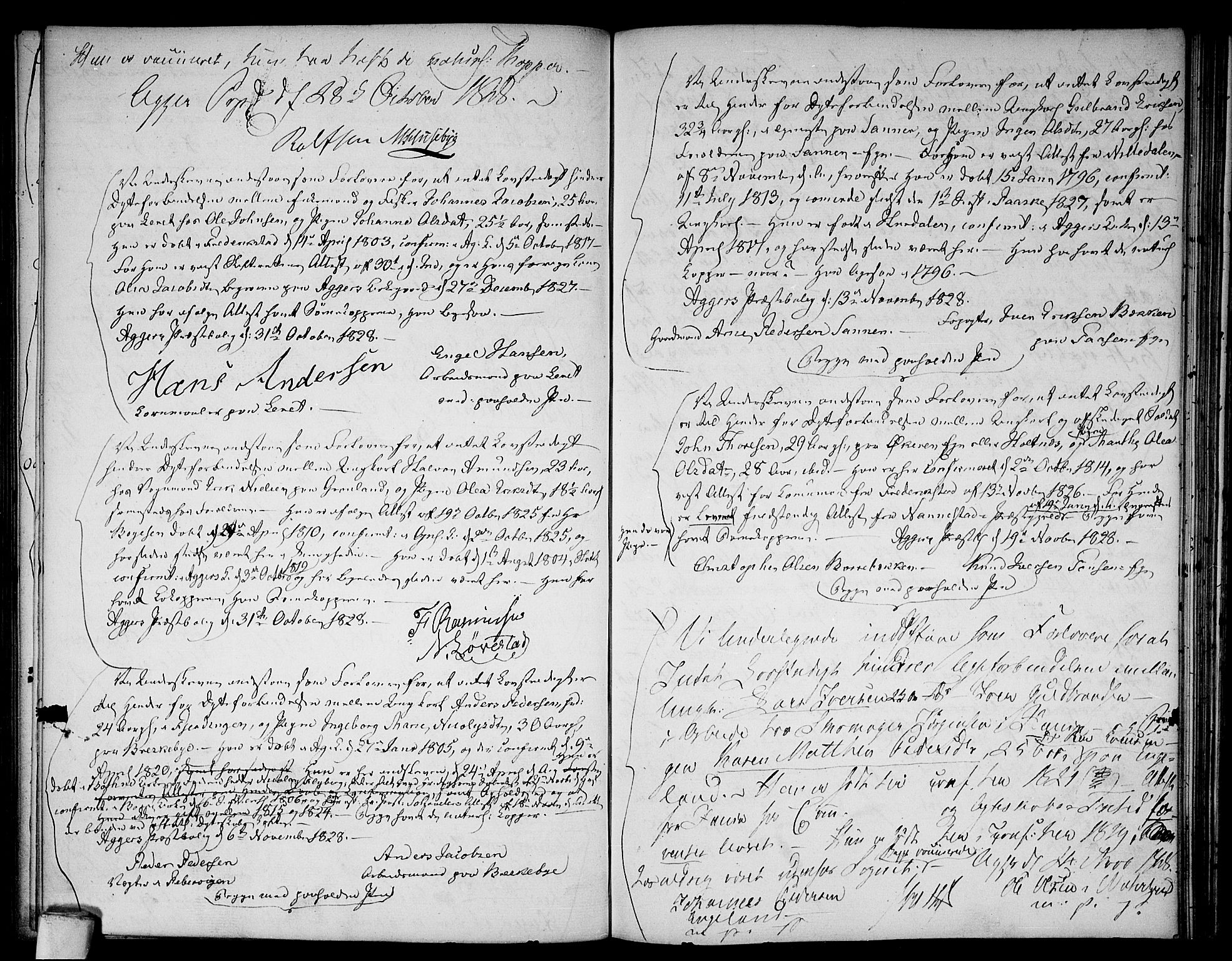 Aker prestekontor kirkebøker, AV/SAO-A-10861/L/L0004: Forlovererklæringer nr. 4, 1778-1831
