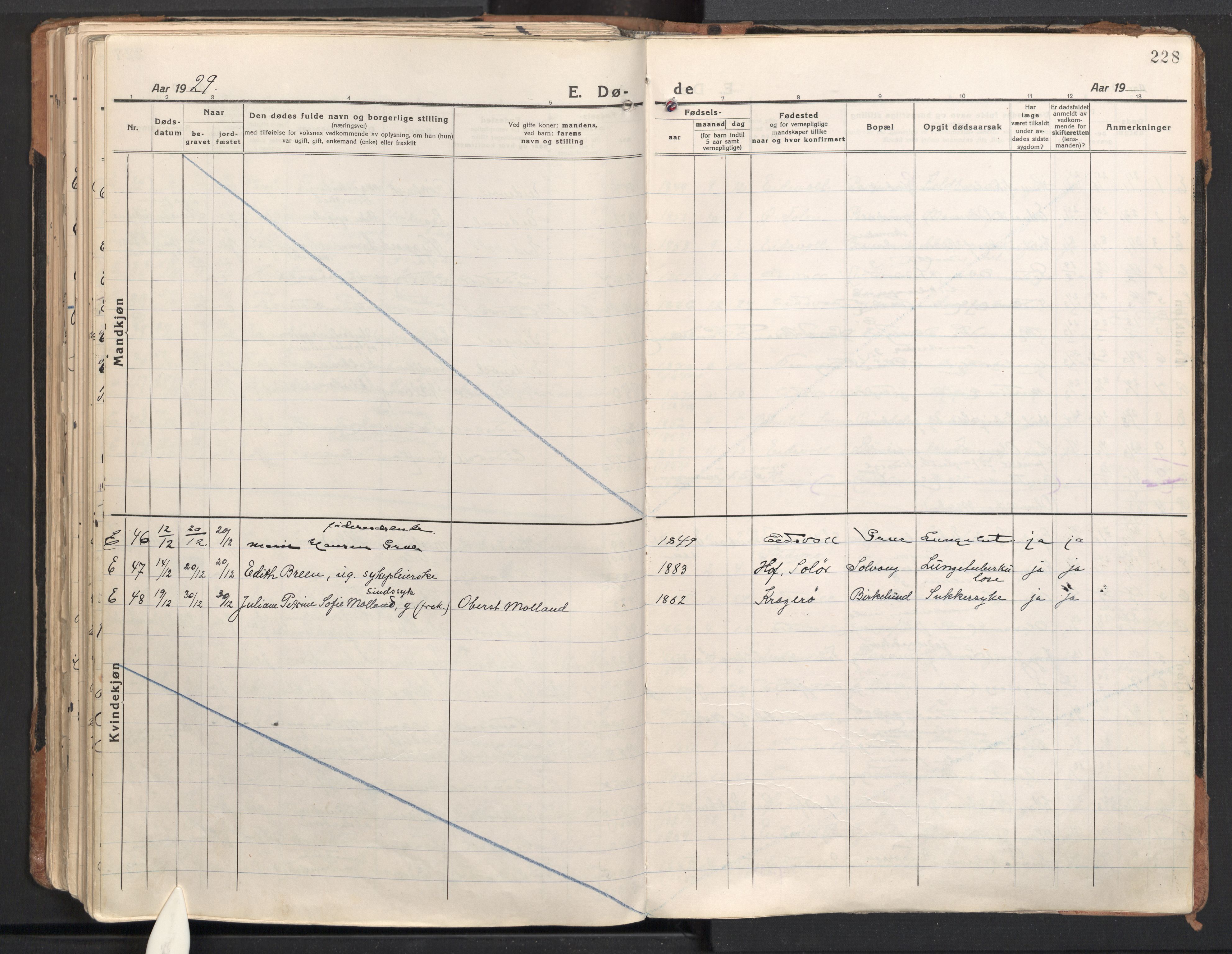 Eidsvoll prestekontor Kirkebøker, AV/SAO-A-10888/F/Fa/L0010: Ministerialbok nr. I 10, 1920-1933, s. 228