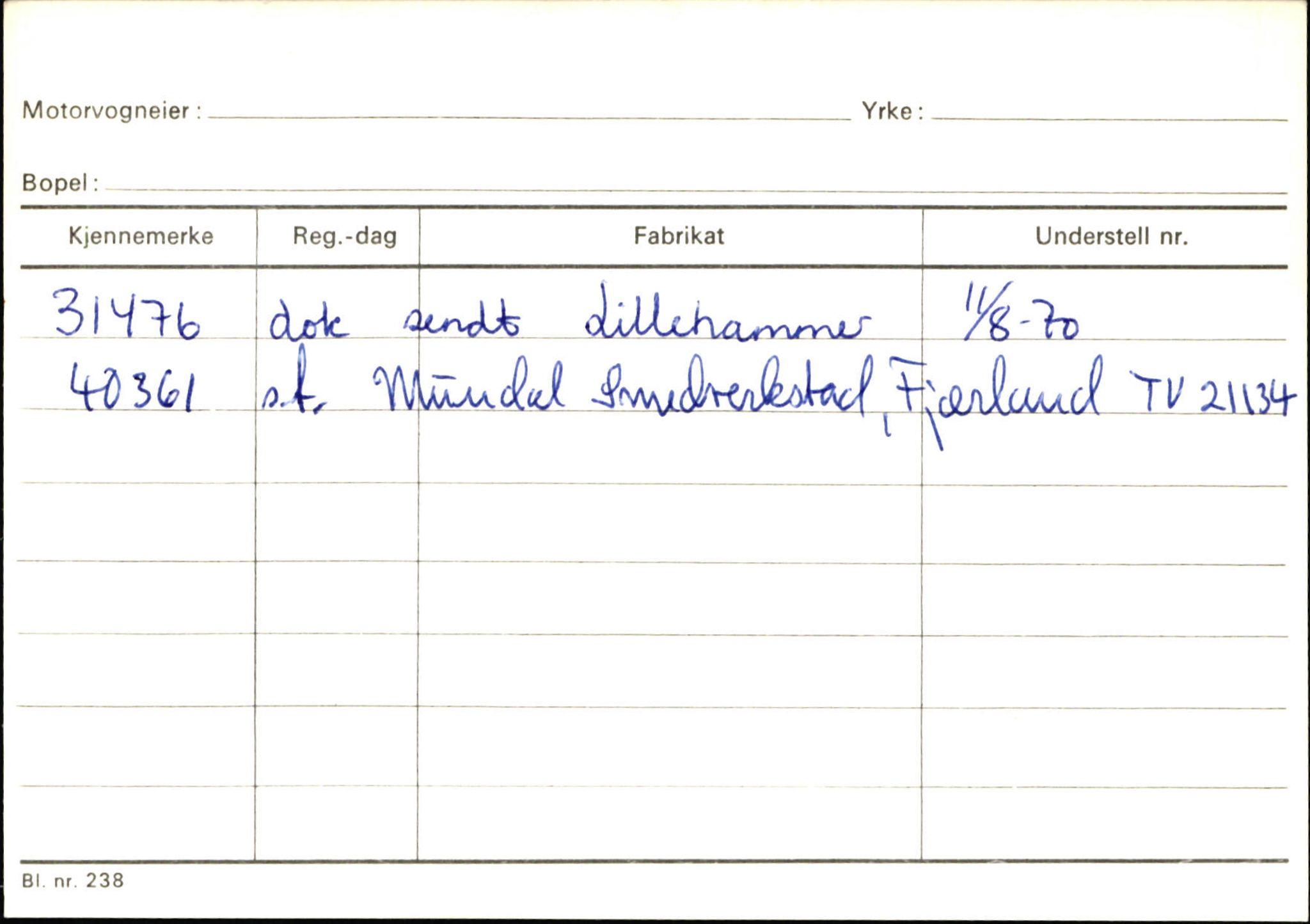 Statens vegvesen, Sogn og Fjordane vegkontor, AV/SAB-A-5301/4/F/L0126: Eigarregister Fjaler M-Å. Leikanger A-Å, 1945-1975, s. 2040